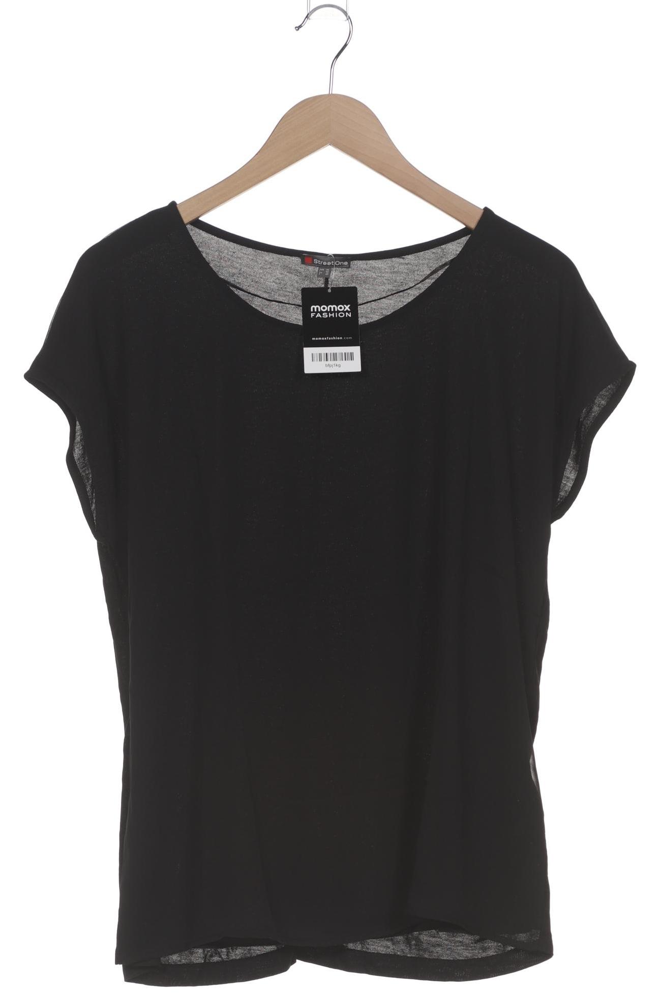

Street One Damen T-Shirt, schwarz, Gr. 40