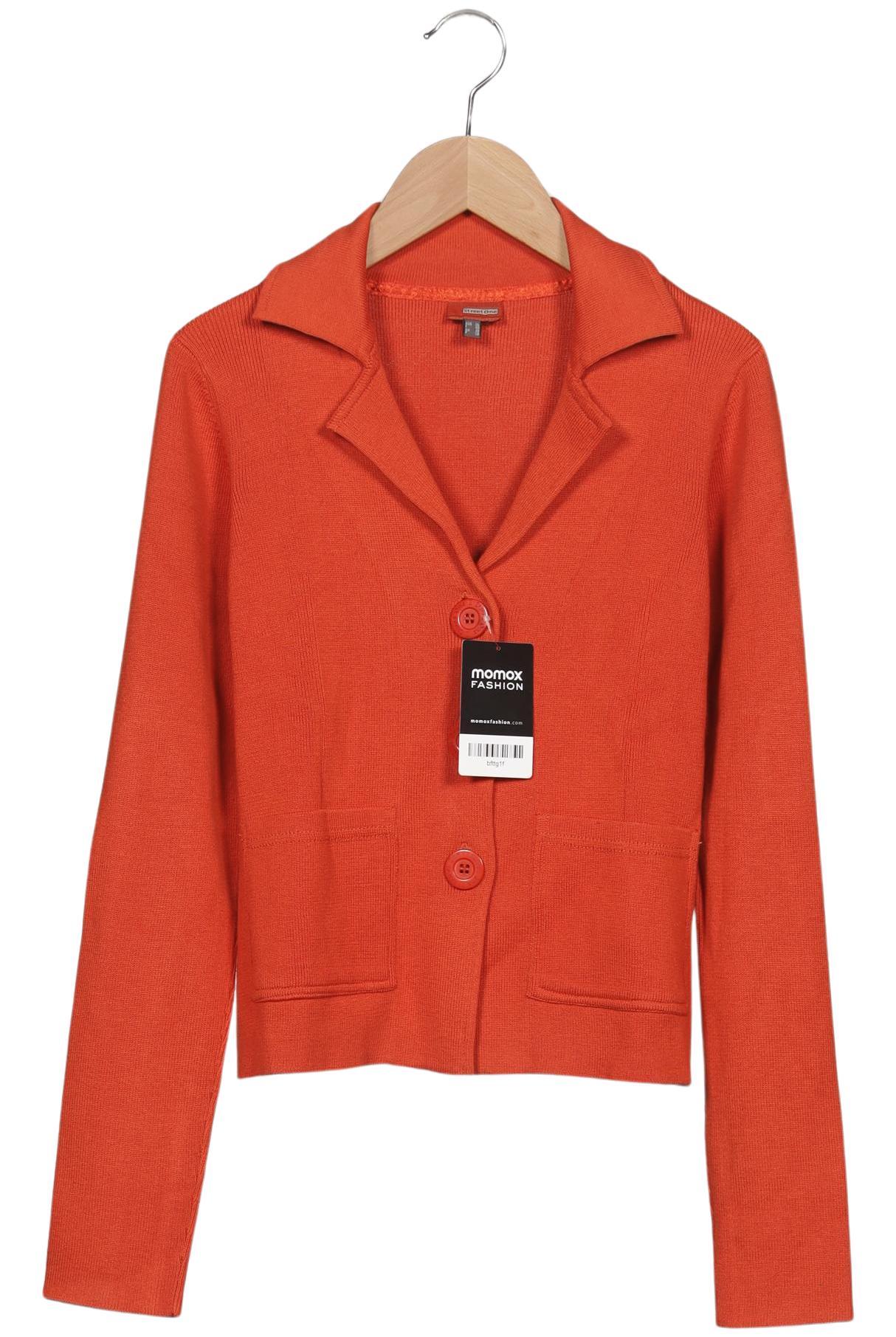 

Street One Damen Strickjacke, orange, Gr. 36