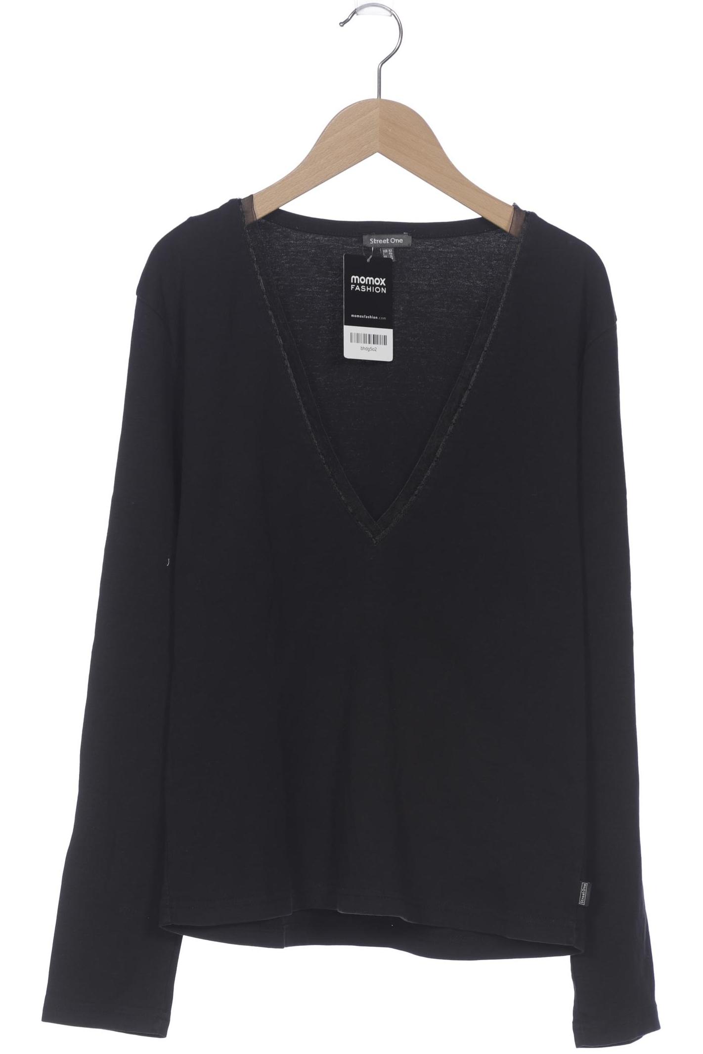 

Street One Damen Langarmshirt, schwarz, Gr. 42