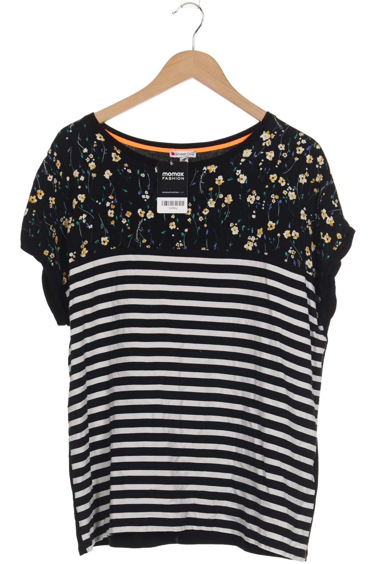 

Street One Damen T-Shirt, schwarz, Gr. 46