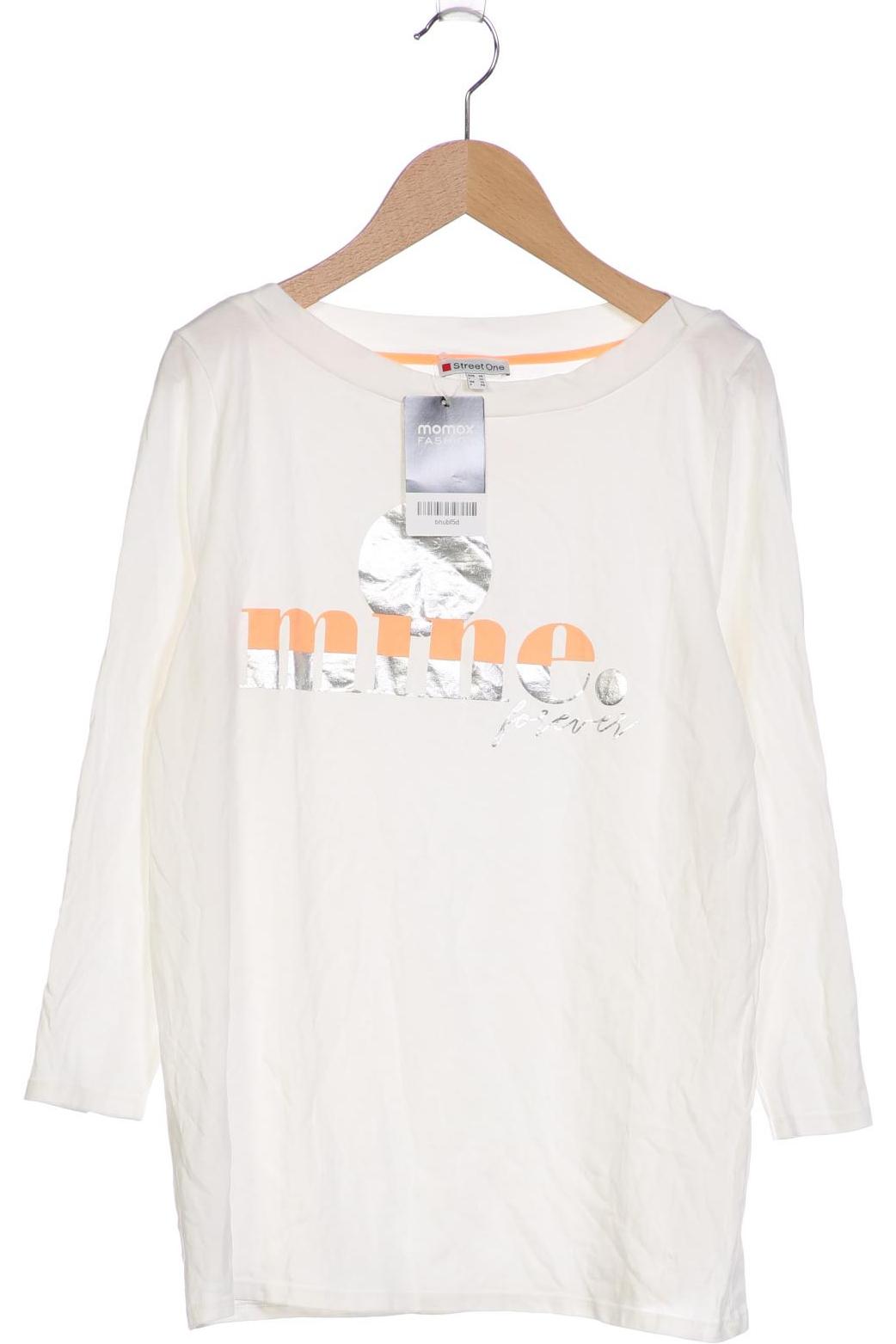 

Street One Damen Langarmshirt, cremeweiß, Gr. 38
