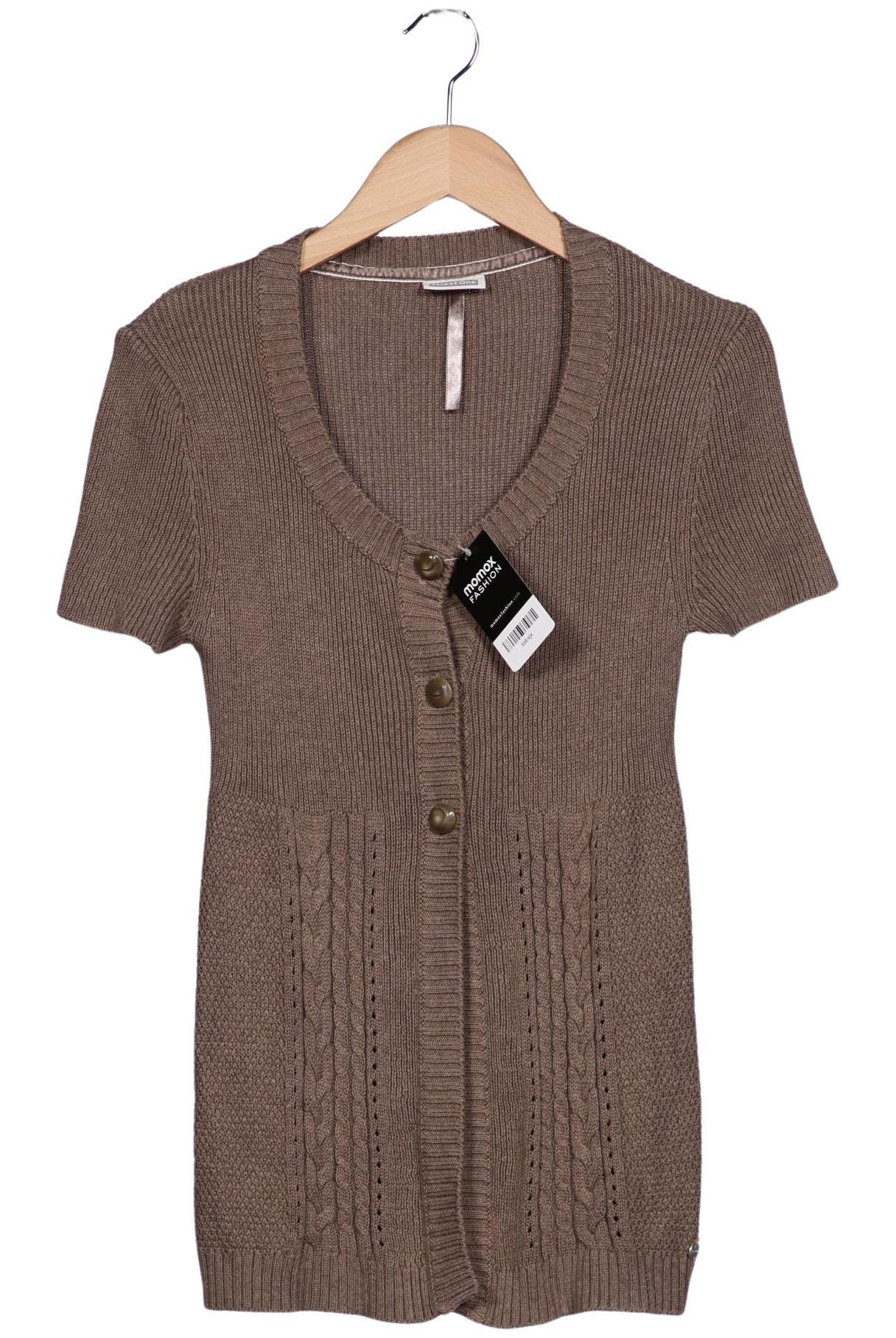 

Street One Damen Strickjacke, braun, Gr. 40