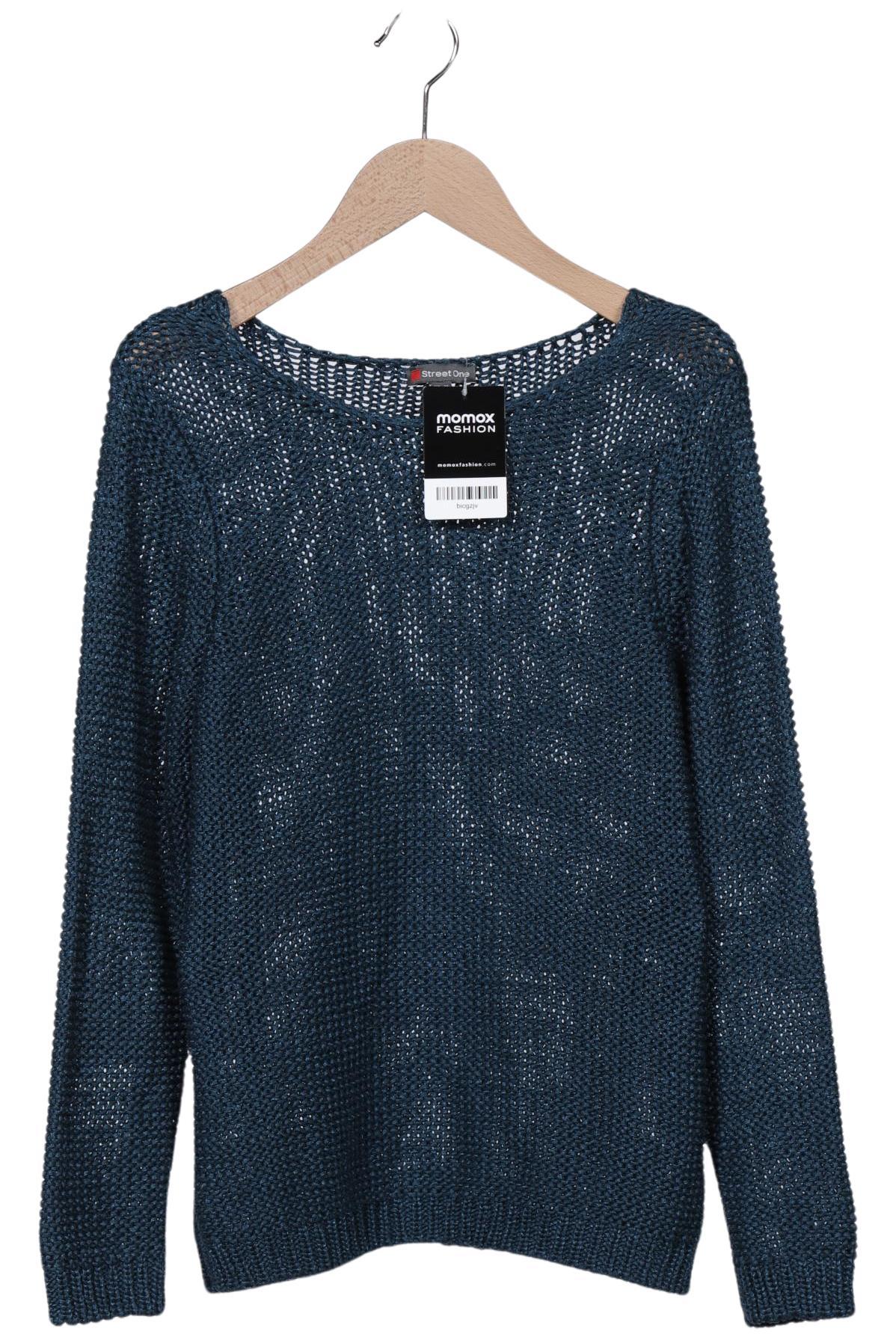 

Street One Damen Pullover, blau, Gr. 38