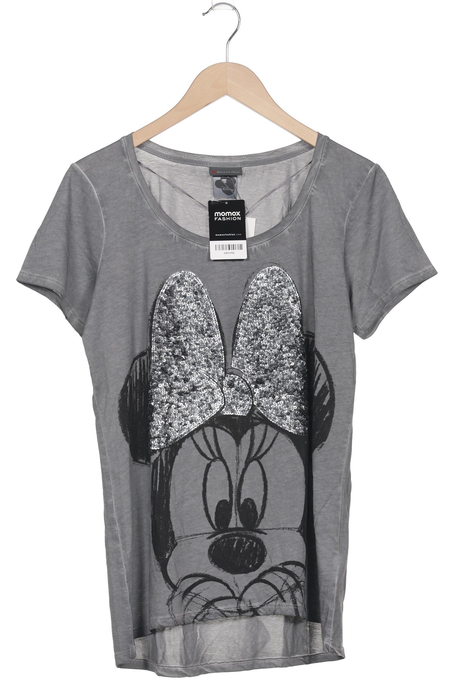 

Street One Damen T-Shirt, grau, Gr. 40