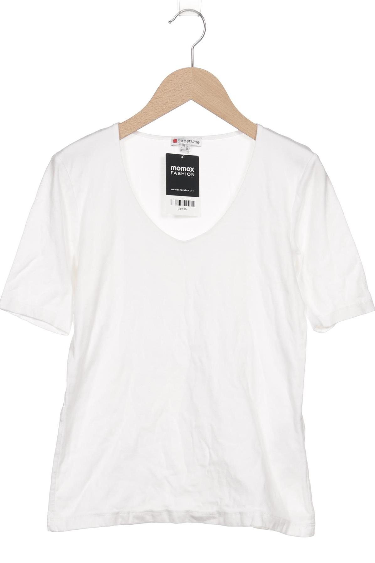 

Street One Damen T-Shirt, weiß, Gr. 36