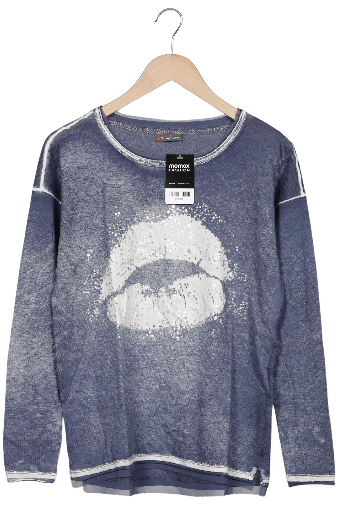 

Street One Damen Pullover, blau, Gr. 38