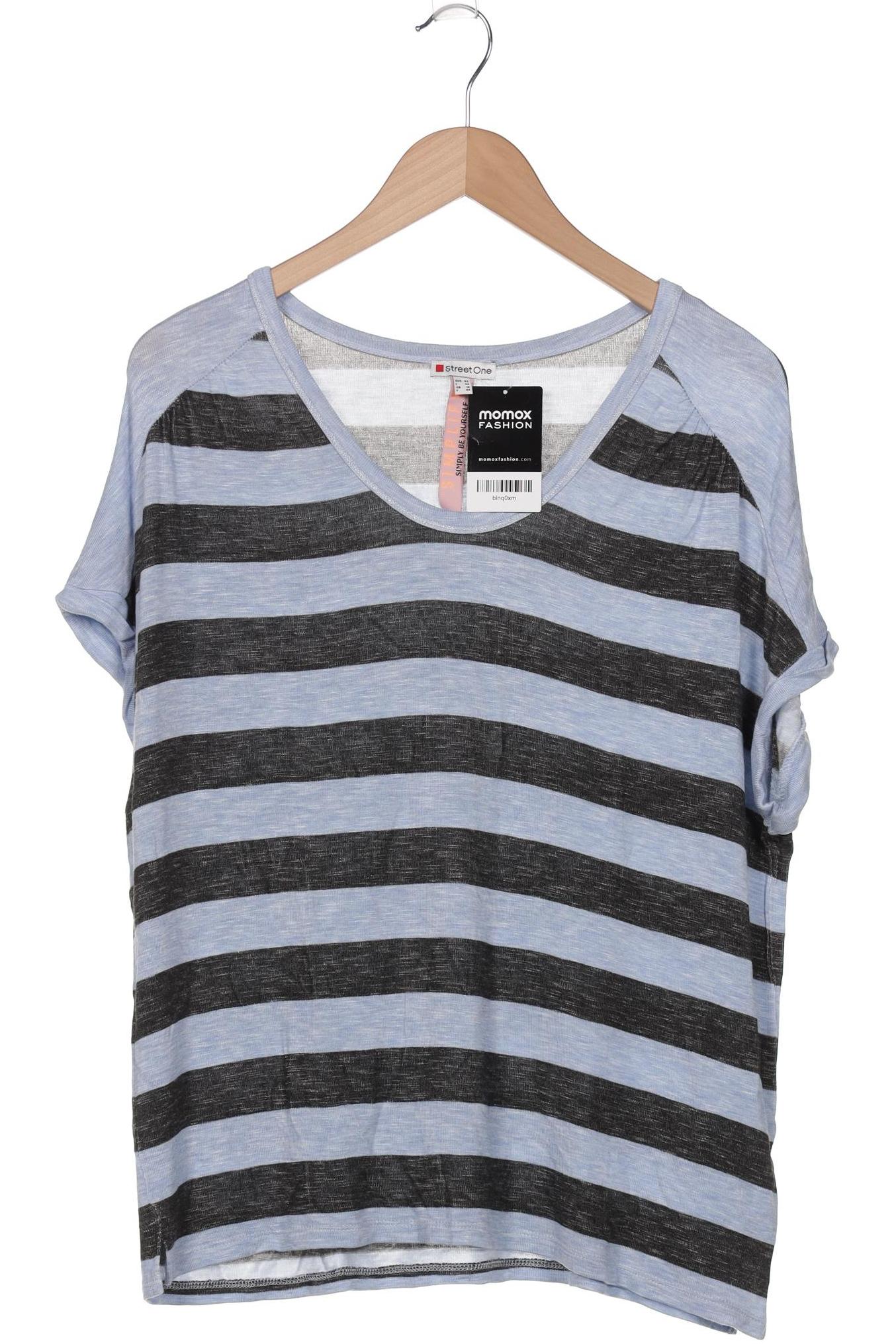 

Street One Damen T-Shirt, blau, Gr. 44