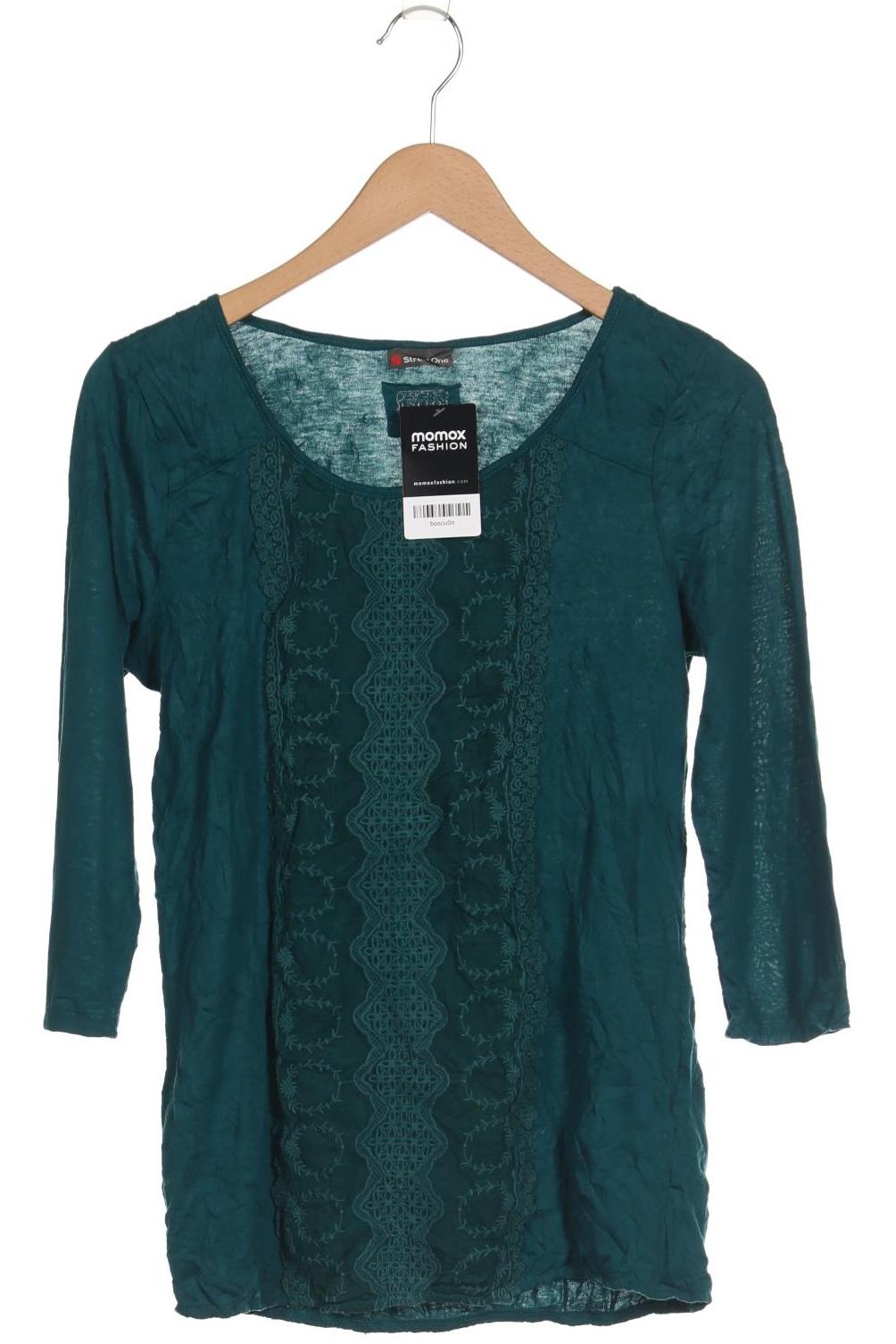 

Street One Damen Langarmshirt, grün, Gr. 40