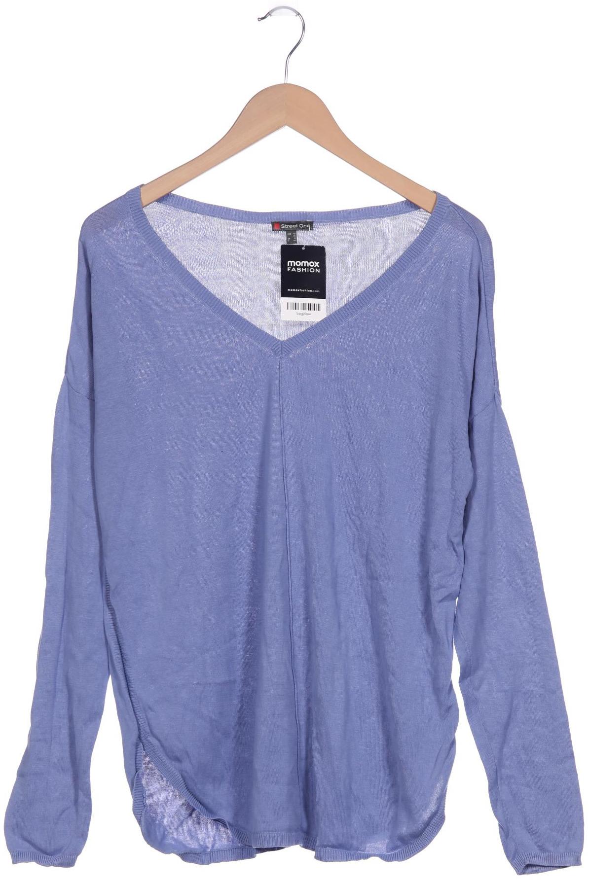 

Street One Damen Pullover, blau, Gr. 42