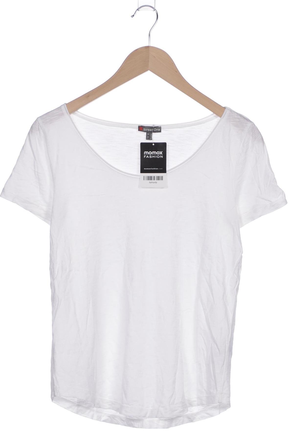 

Street One Damen T-Shirt, weiß, Gr. 36