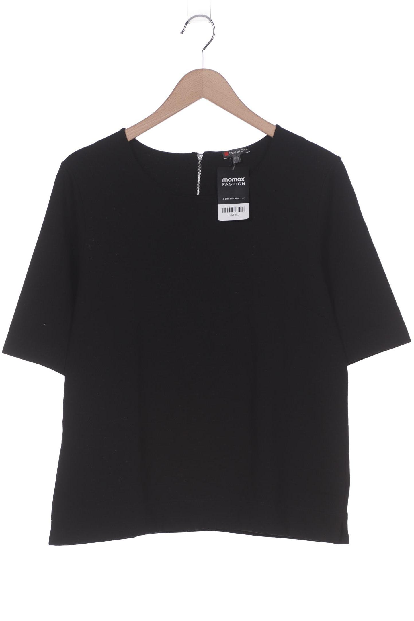 

Street One Damen T-Shirt, schwarz, Gr. 42