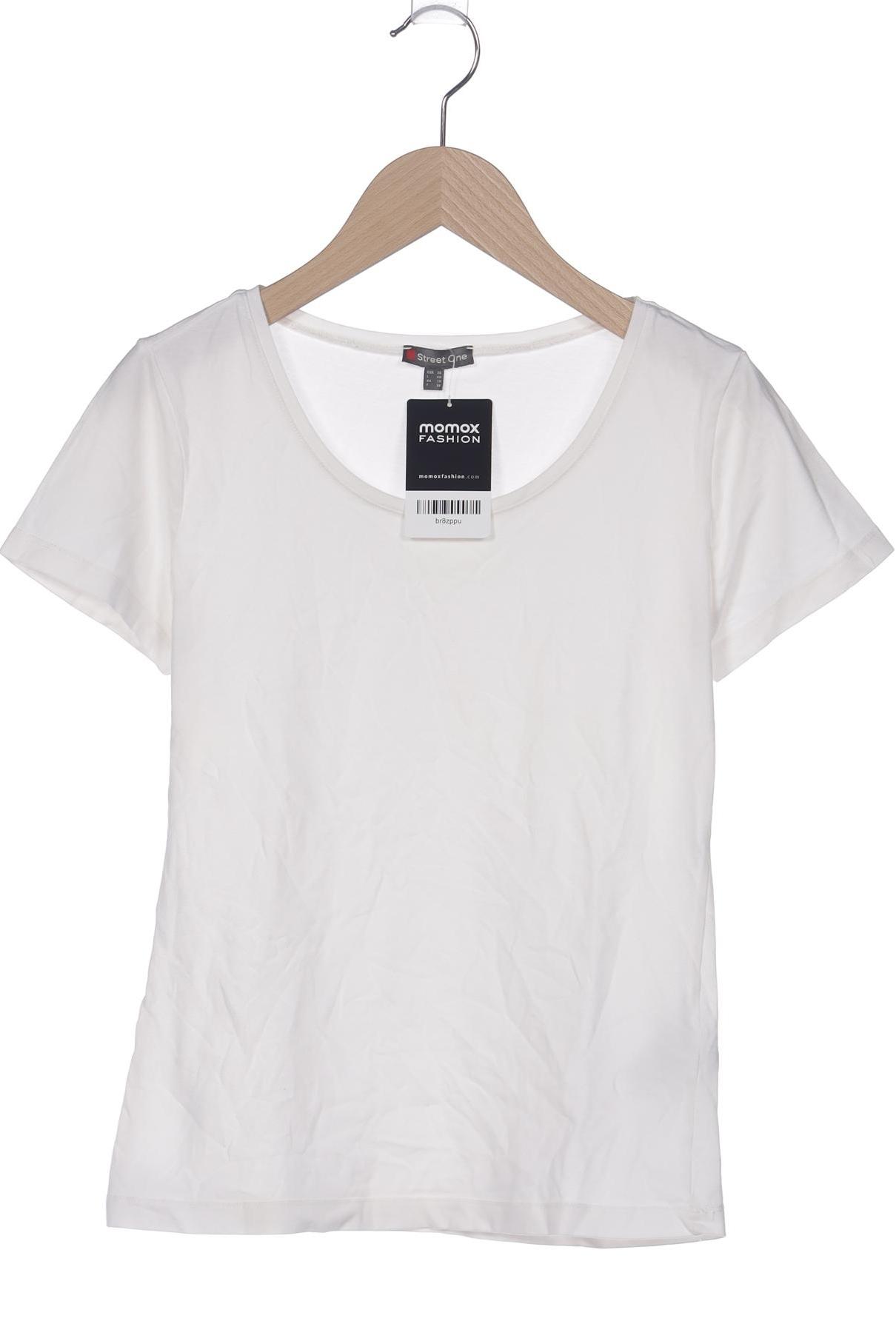 

Street One Damen T-Shirt, cremeweiß, Gr. 36