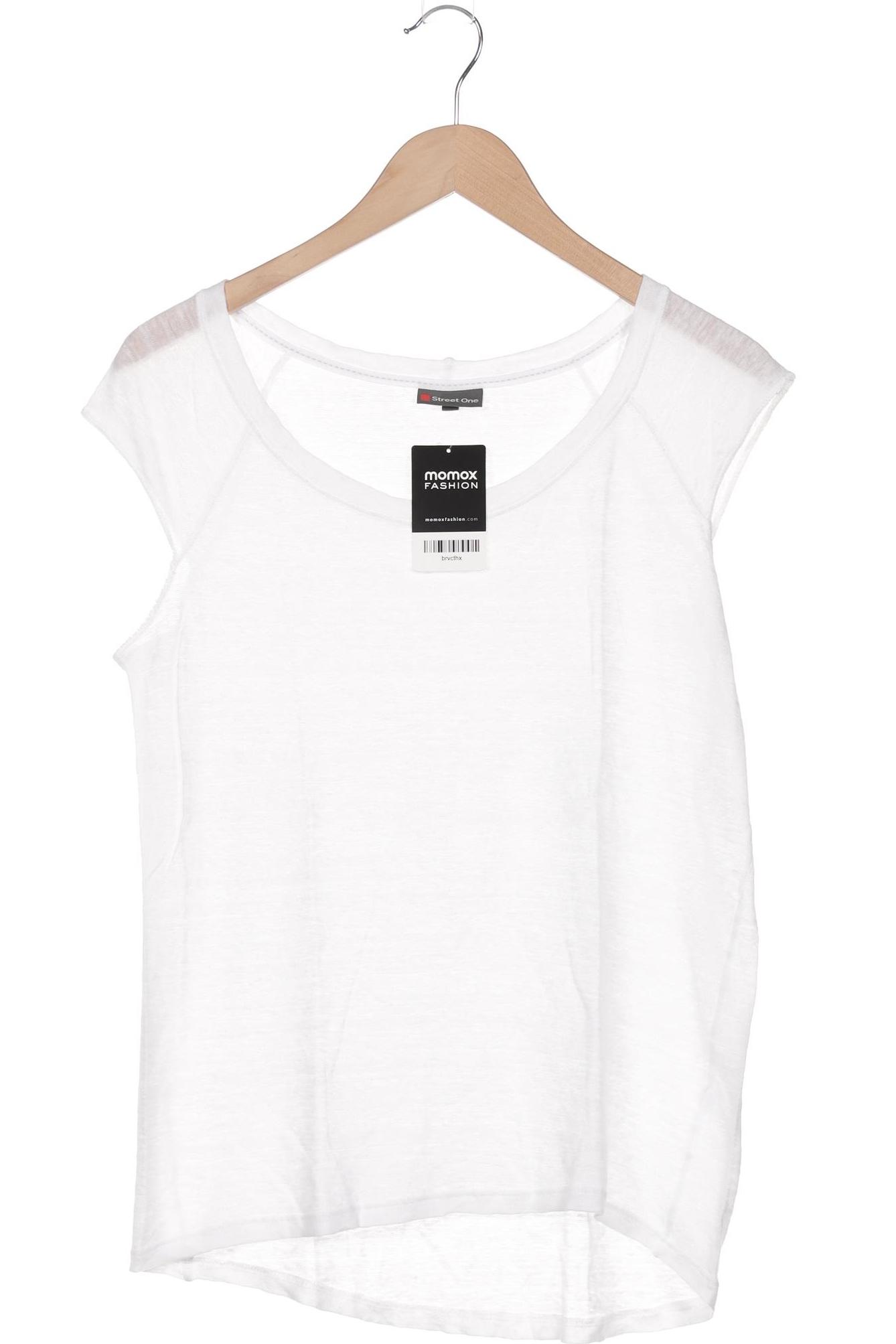 

Street One Damen T-Shirt, weiß, Gr. 40