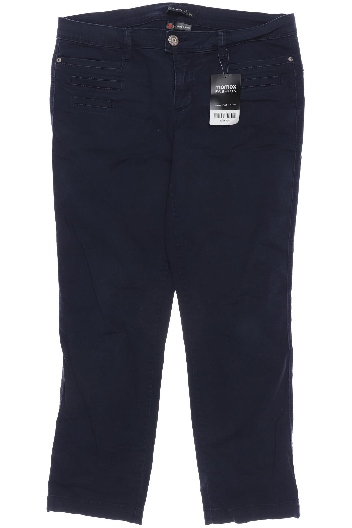 

Street One Damen Stoffhose, marineblau, Gr. 38