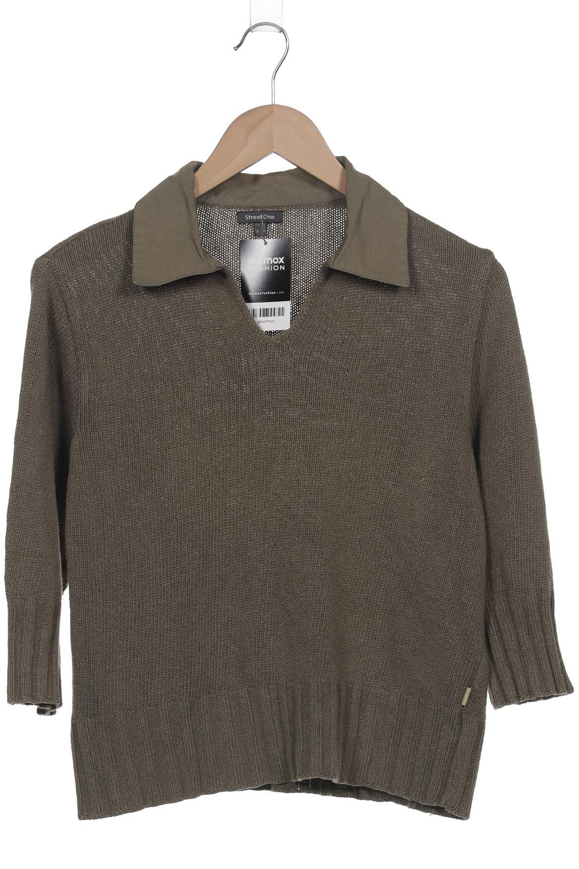 

Street One Damen Pullover, grün, Gr. 40