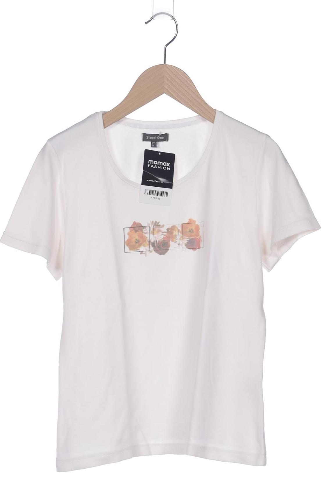 

Street One Damen T-Shirt, cremeweiß, Gr. 40