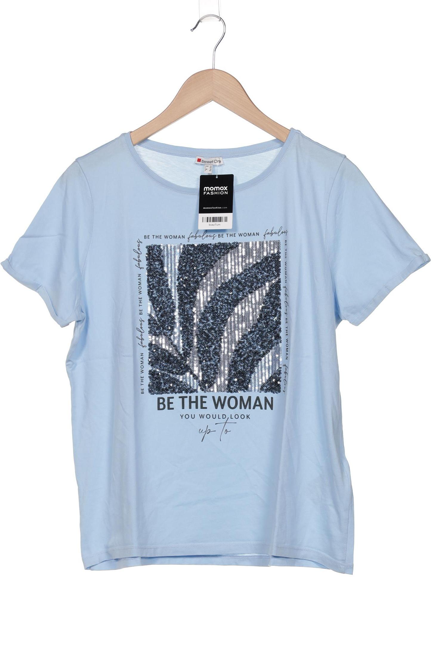 

Street One Damen T-Shirt, hellblau, Gr. 42