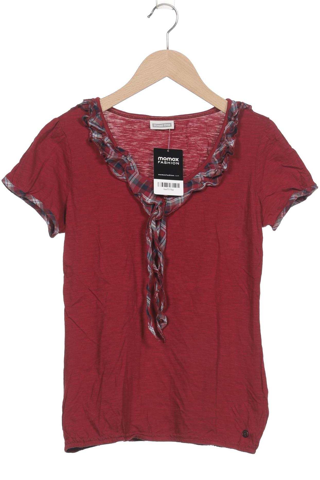 

Street One Damen T-Shirt, rot, Gr. 38