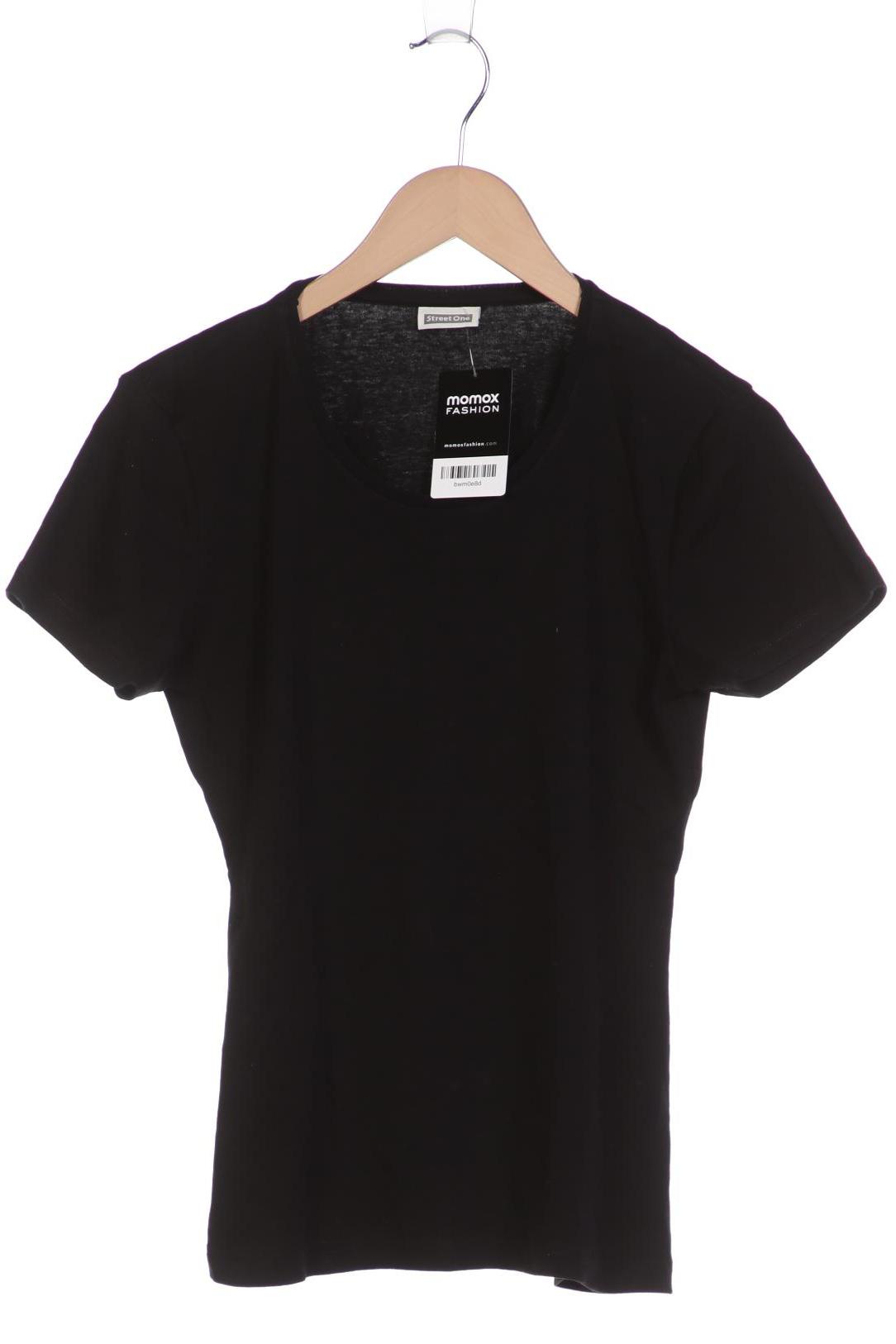 

Street One Damen T-Shirt, schwarz, Gr. 44