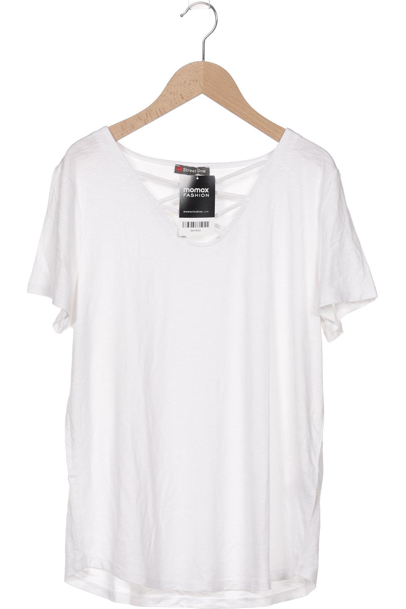 

Street One Damen T-Shirt, weiß, Gr. 40