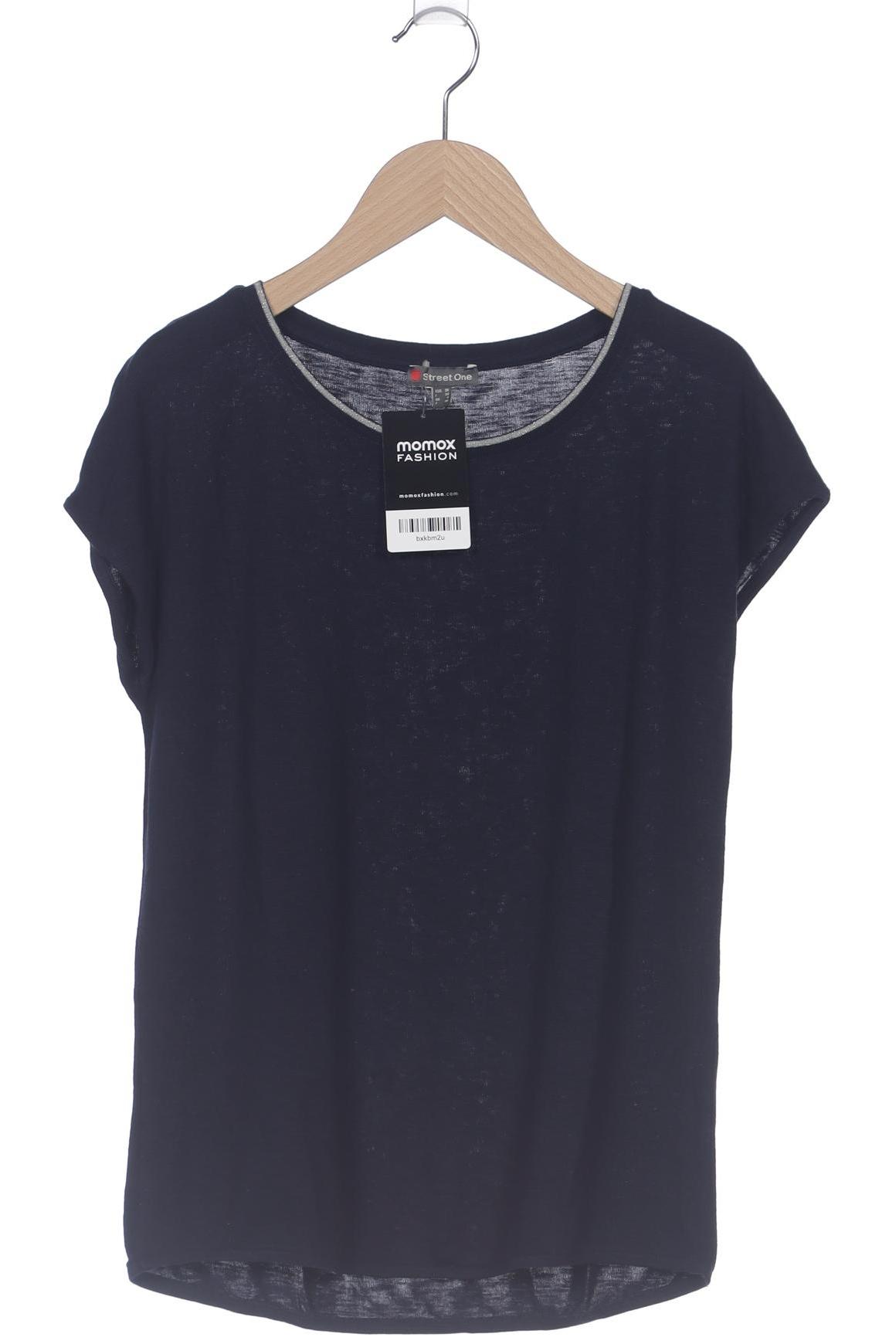 

Street One Damen T-Shirt, marineblau, Gr. 34