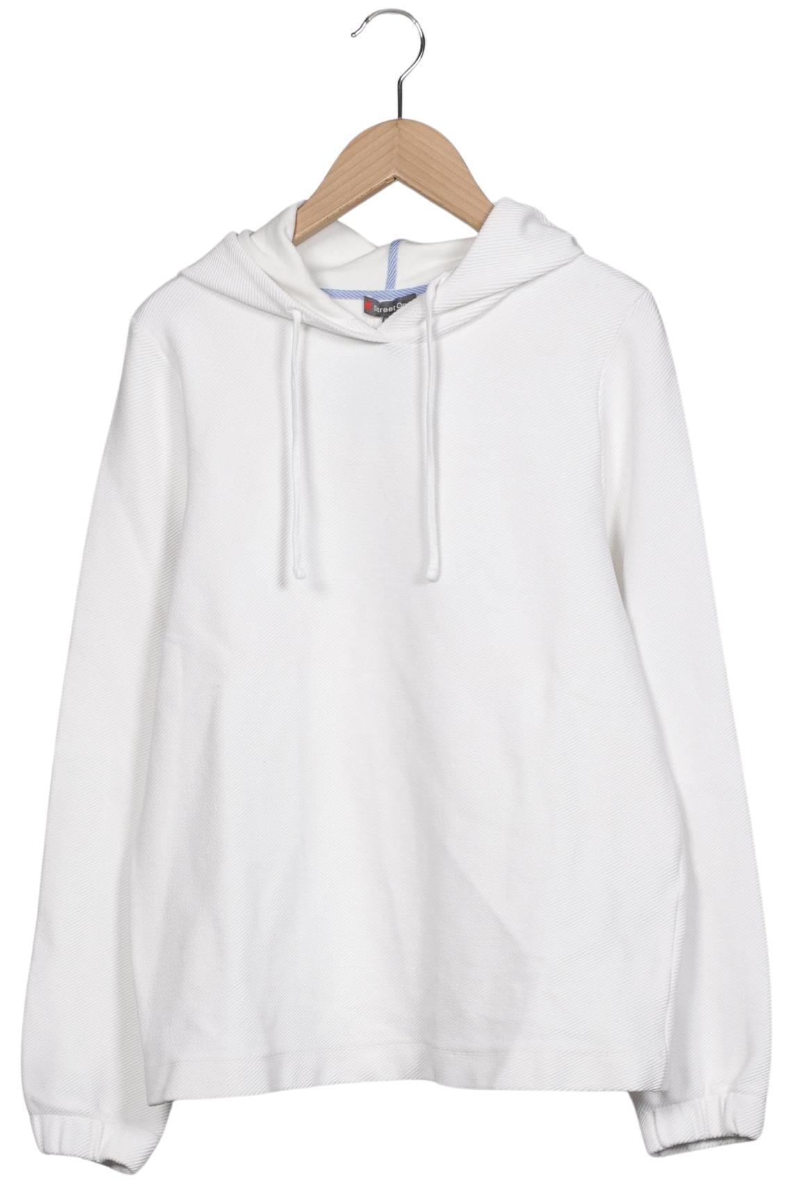 

Street One Damen Kapuzenpullover, weiß, Gr. 38
