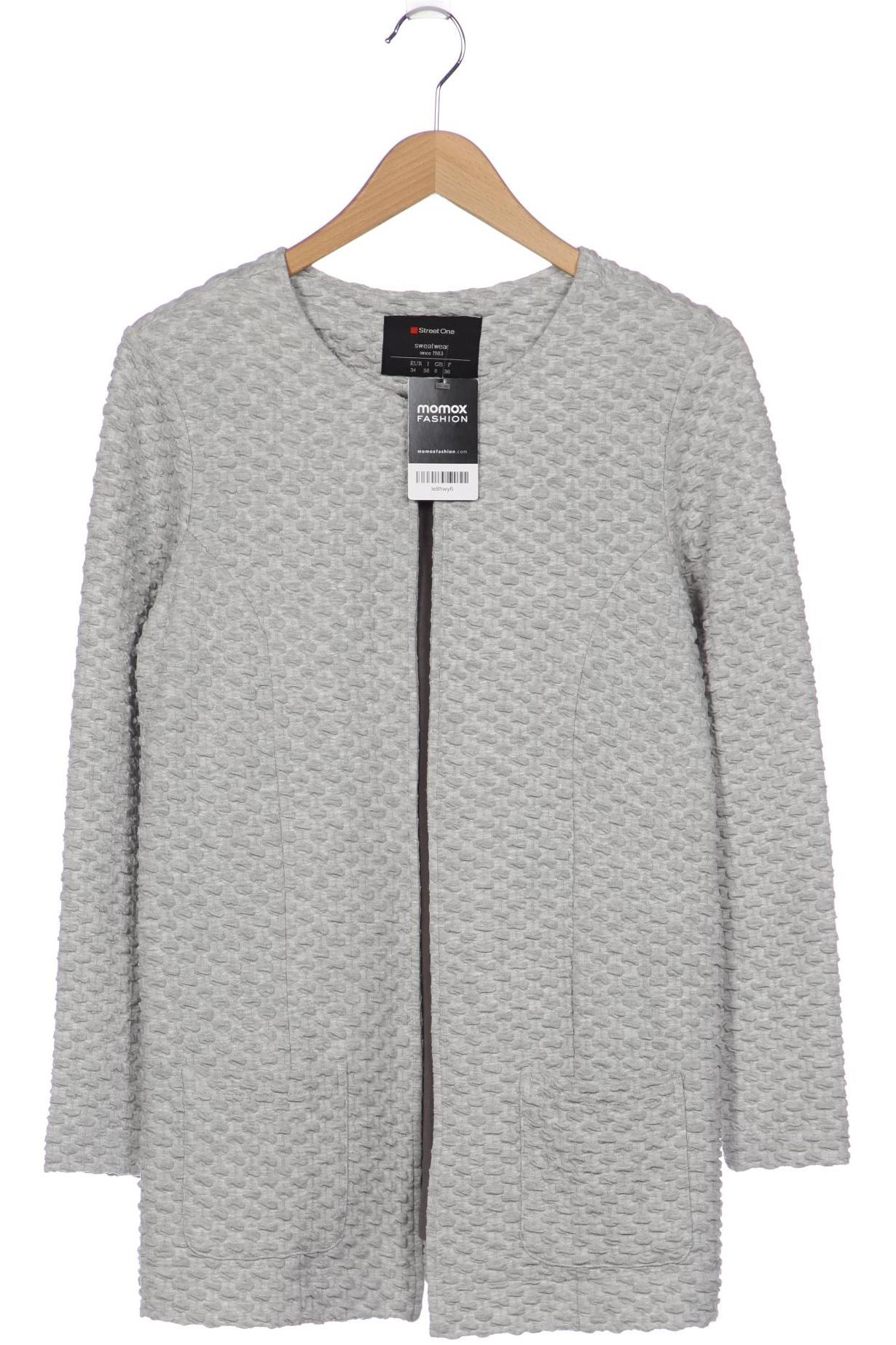 

Street One Damen Strickjacke, grau, Gr. 34