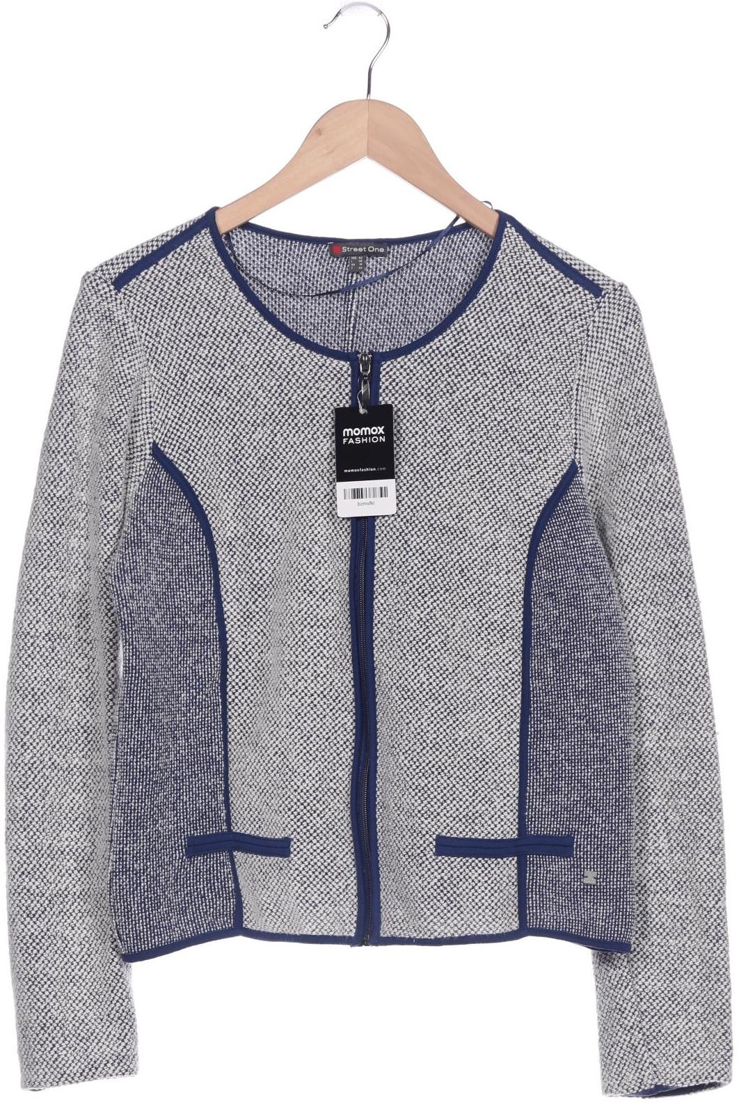 

Street One Damen Strickjacke, blau, Gr. 42