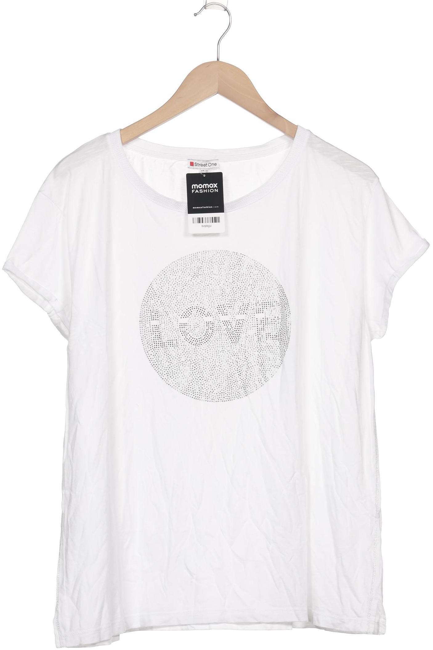 

Street One Damen T-Shirt, weiß, Gr. 44