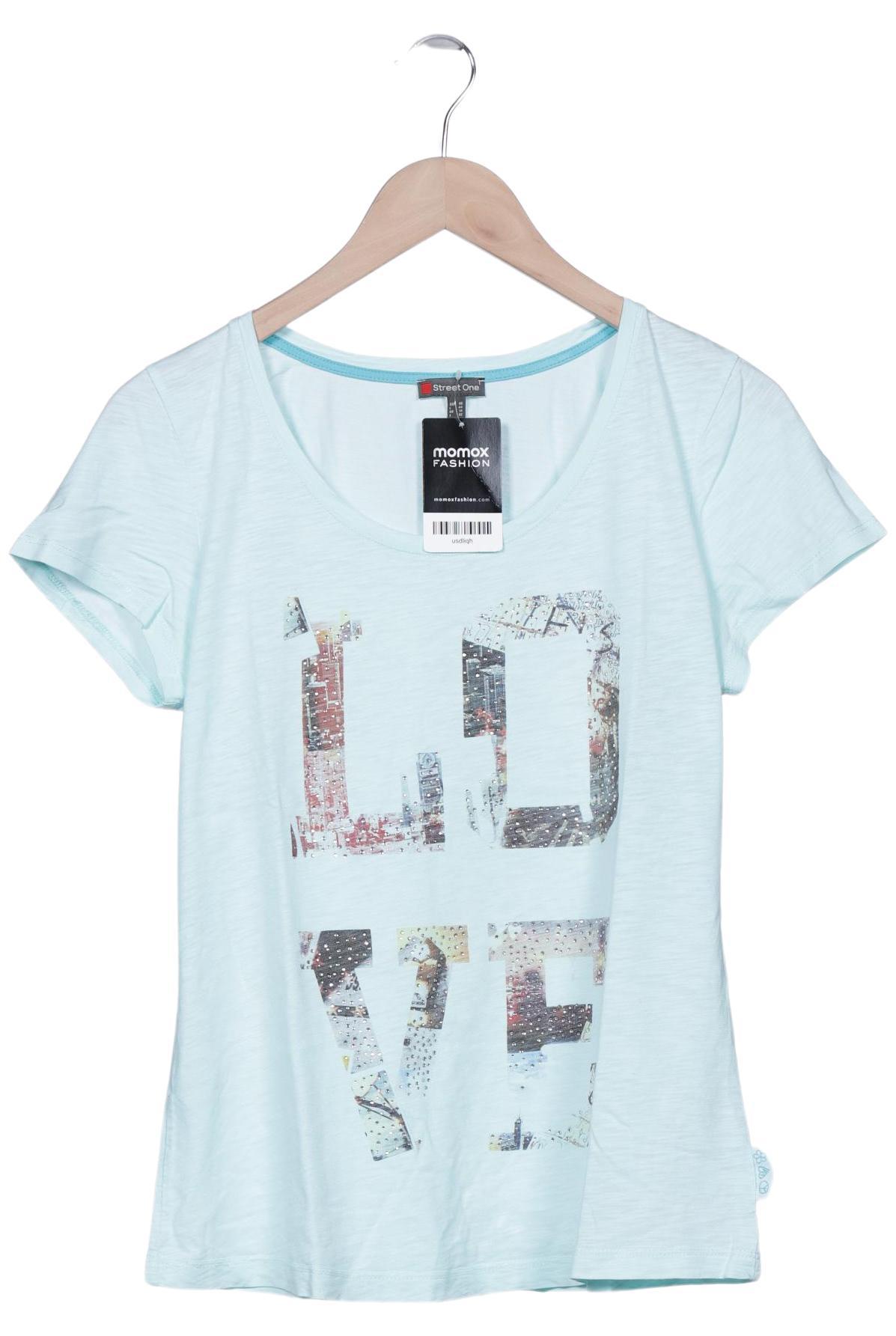 

Street One Damen T-Shirt, hellgrün, Gr. 40