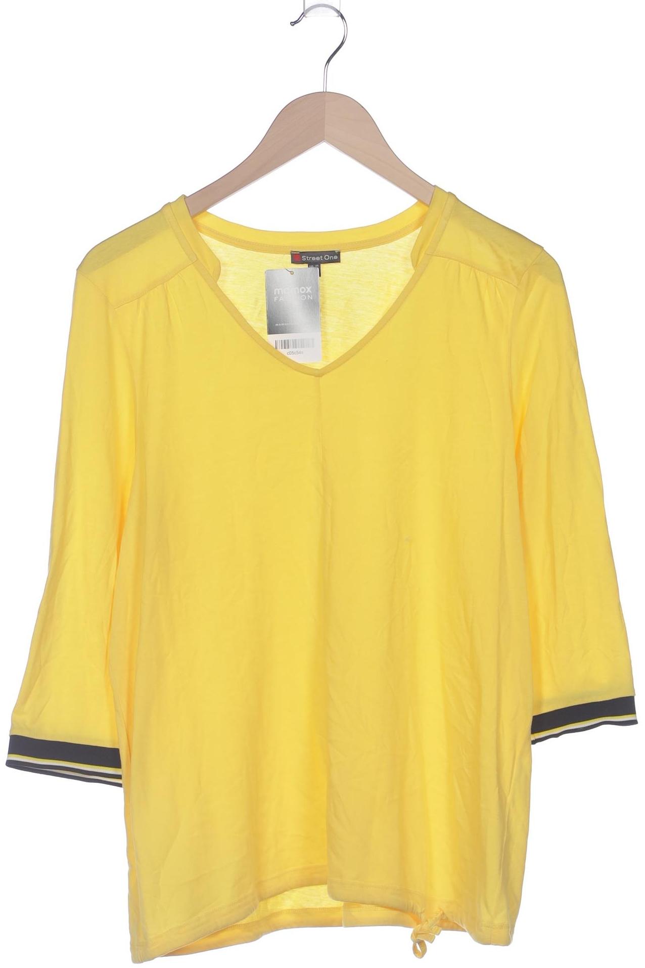 

Street One Damen Langarmshirt, gelb, Gr. 44