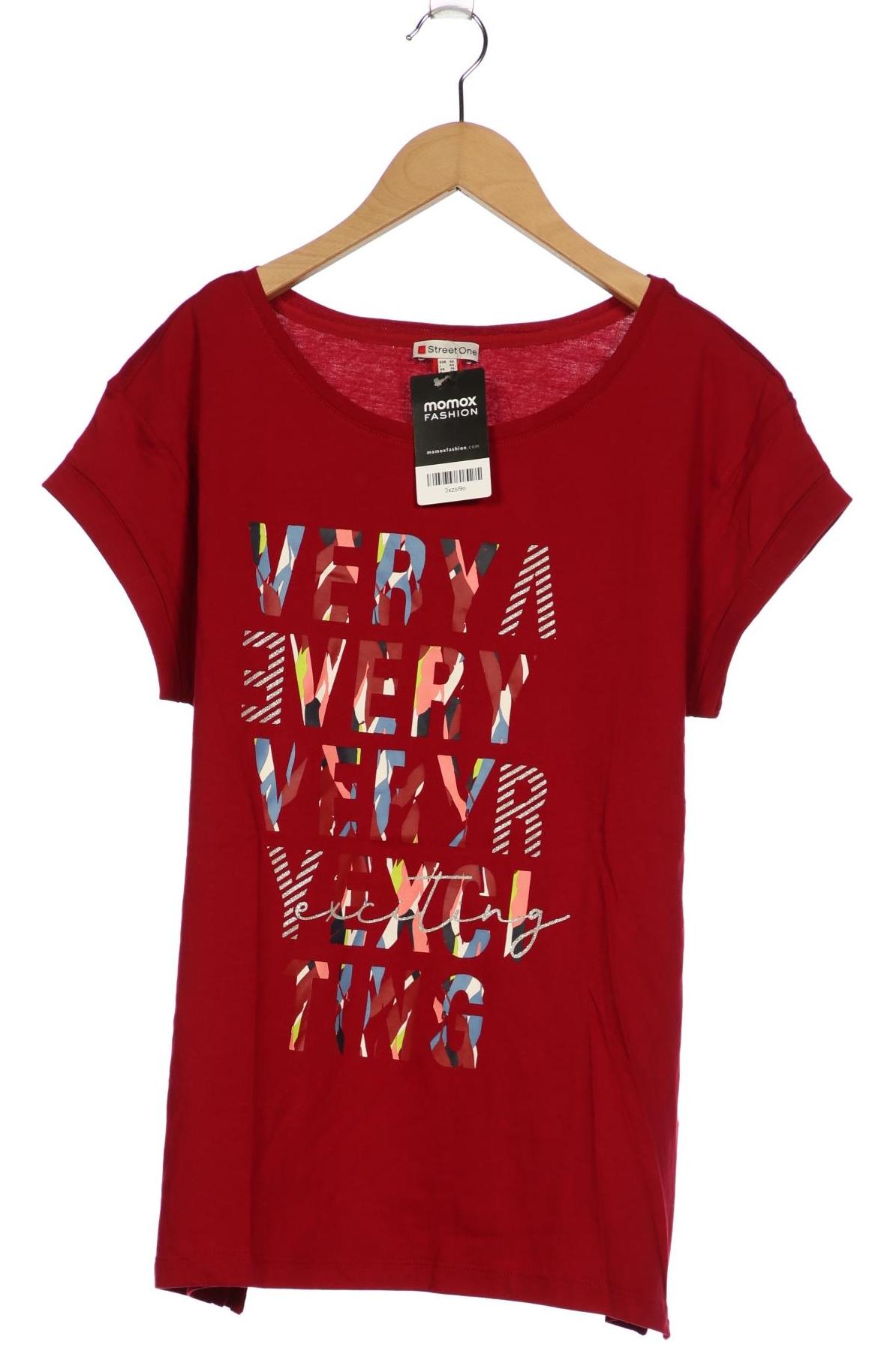 

Street One Damen T-Shirt, rot, Gr. 40