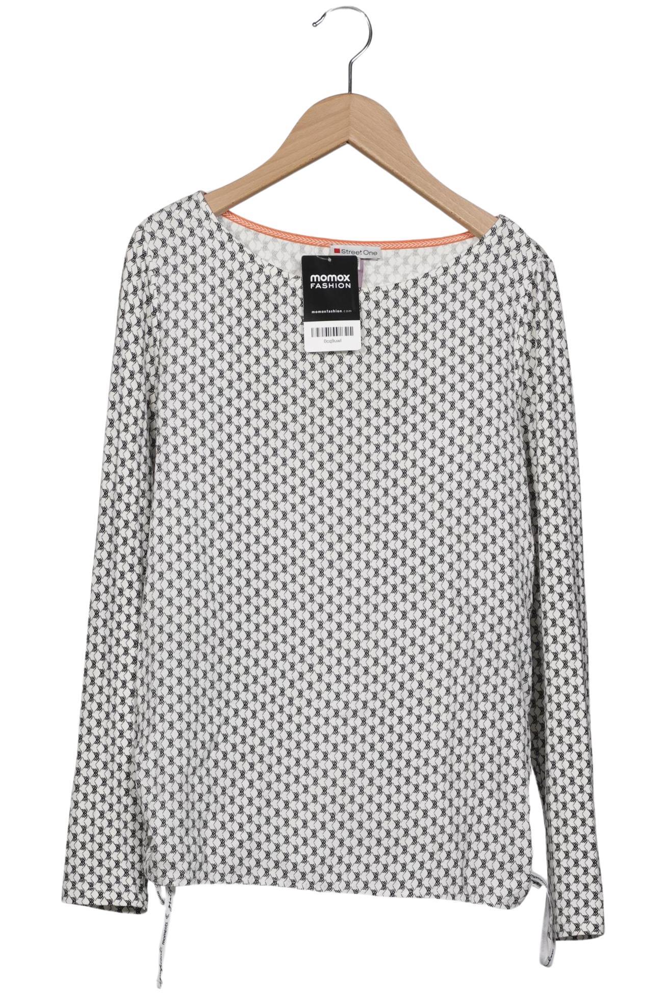

Street One Damen Langarmshirt, weiß, Gr. 34