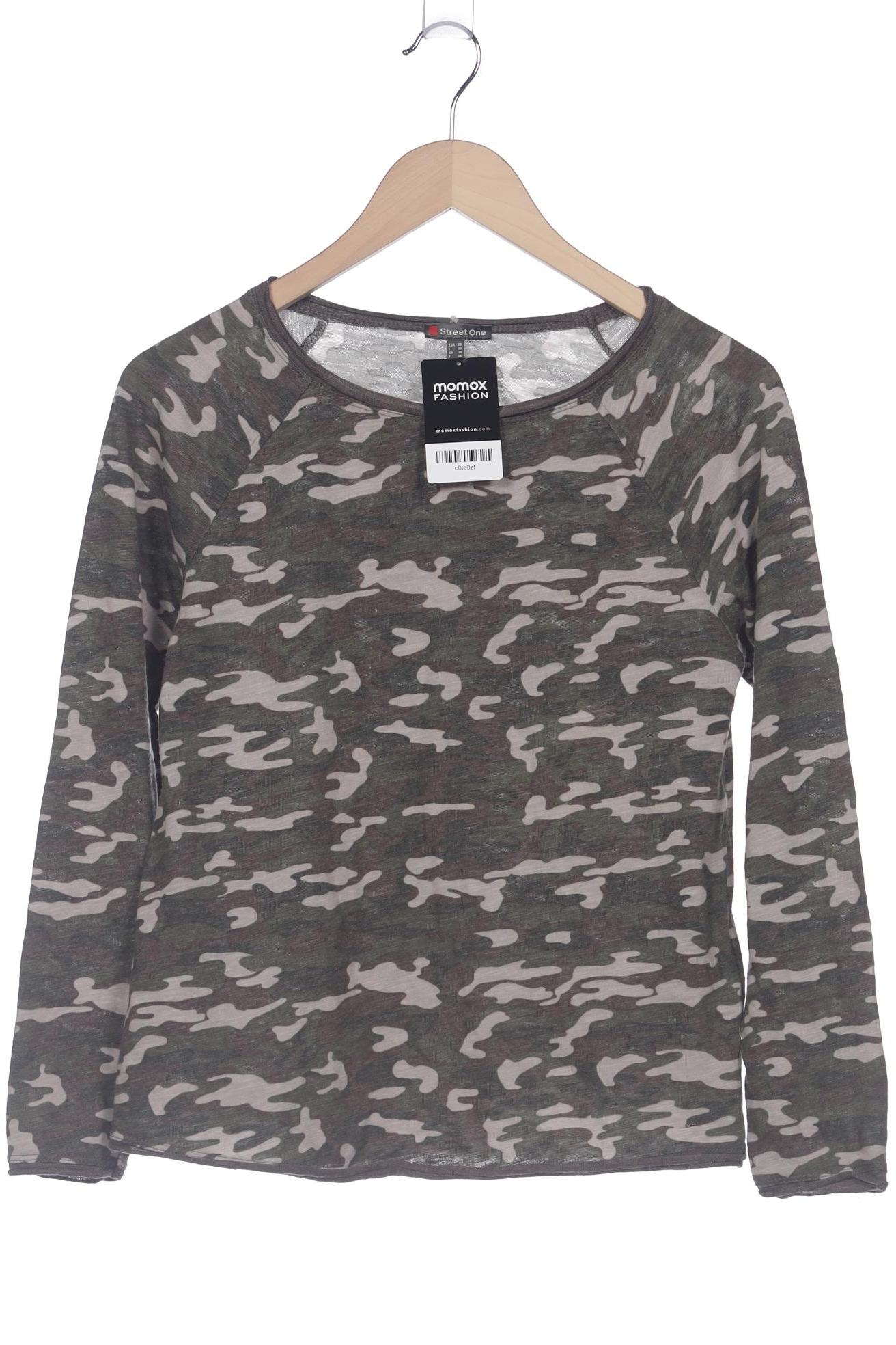 

Street One Damen Langarmshirt, grün, Gr. 36