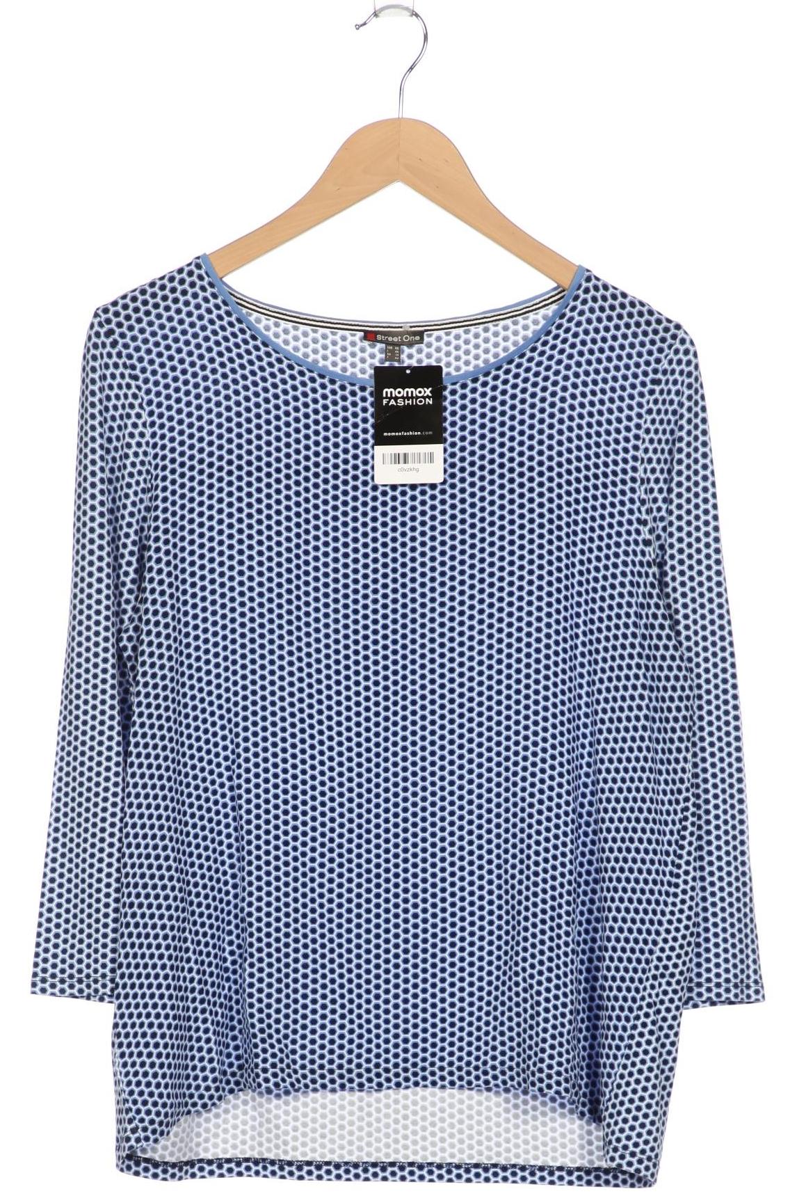 

Street One Damen Langarmshirt, blau, Gr. 40
