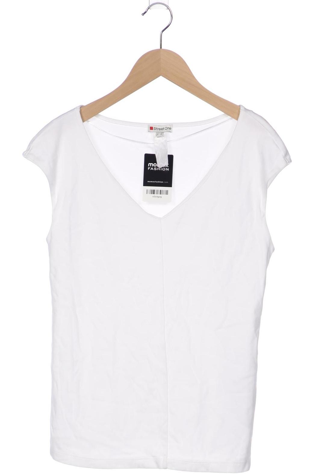 

Street One Damen T-Shirt, weiß, Gr. 36