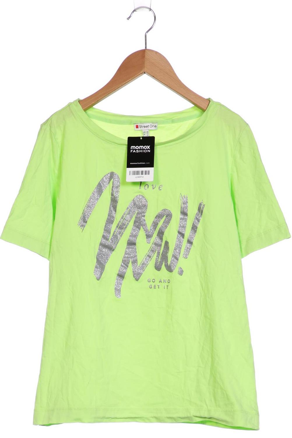 

Street One Damen T-Shirt, hellgrün, Gr. 38