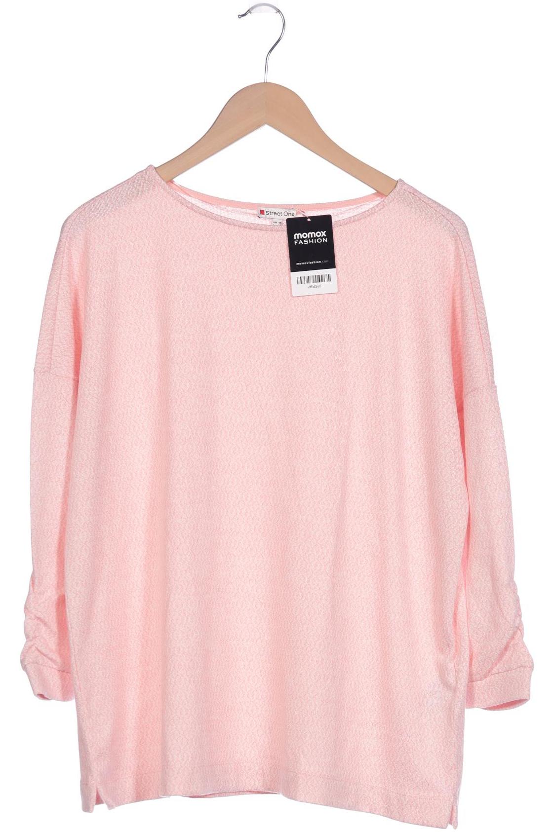 

Street One Damen Langarmshirt, pink, Gr. 46