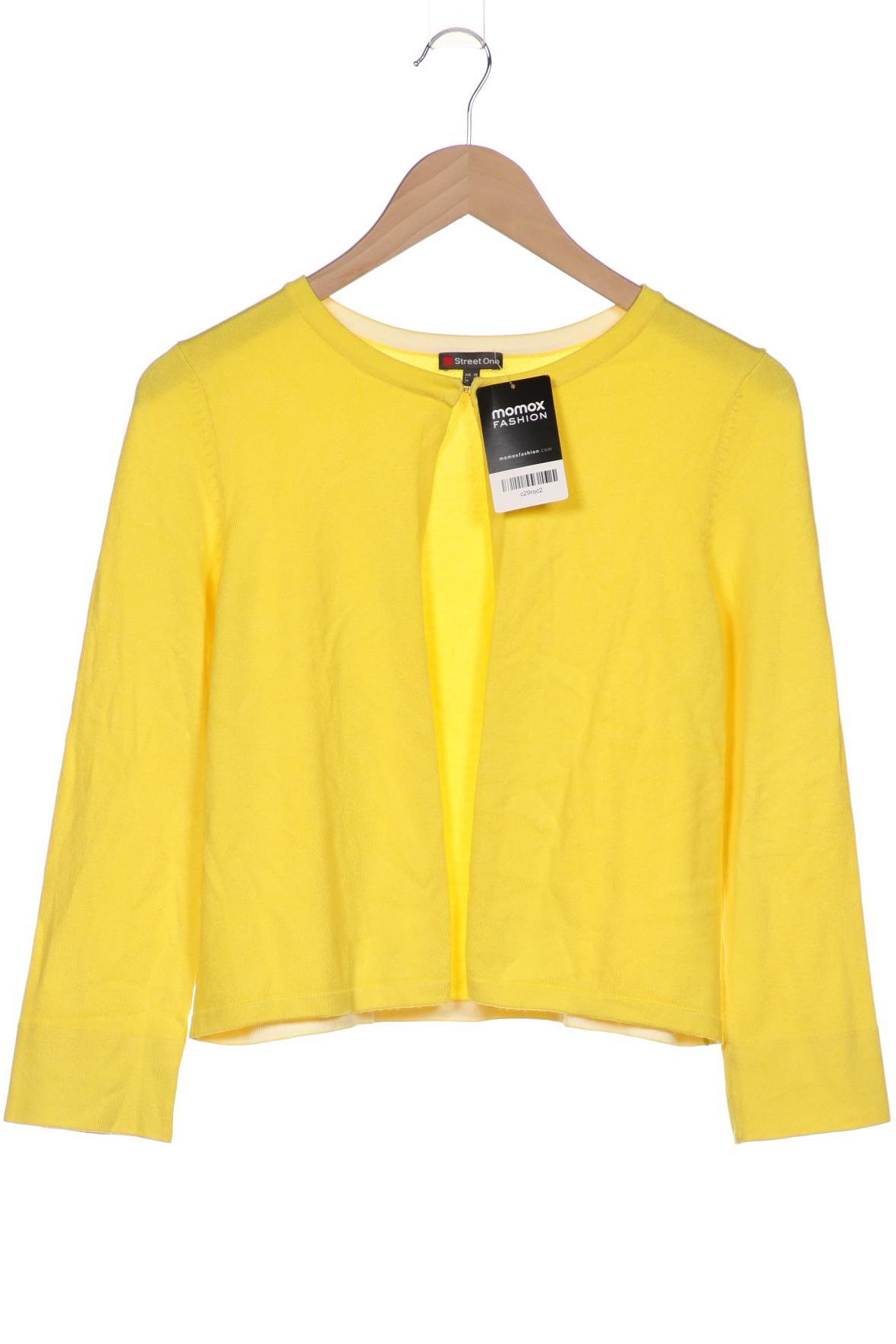 

Street One Damen Strickjacke, gelb, Gr. 36