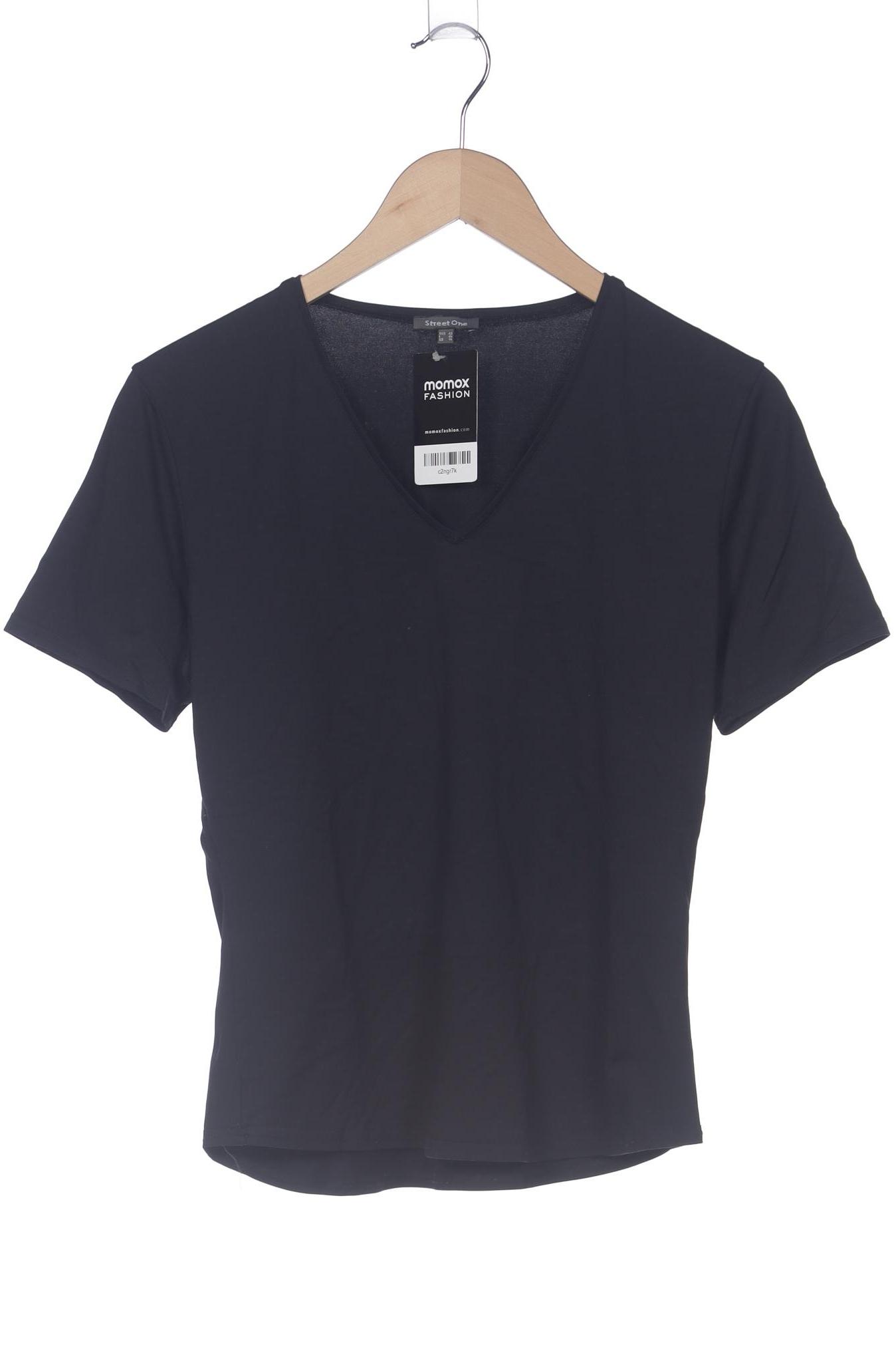

Street One Damen T-Shirt, schwarz, Gr. 42