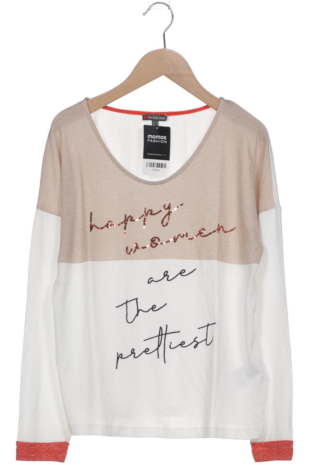 

Street One Damen Pullover, weiß, Gr. 34
