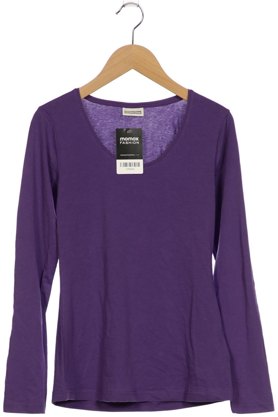 

Street One Damen Langarmshirt, flieder, Gr. 34