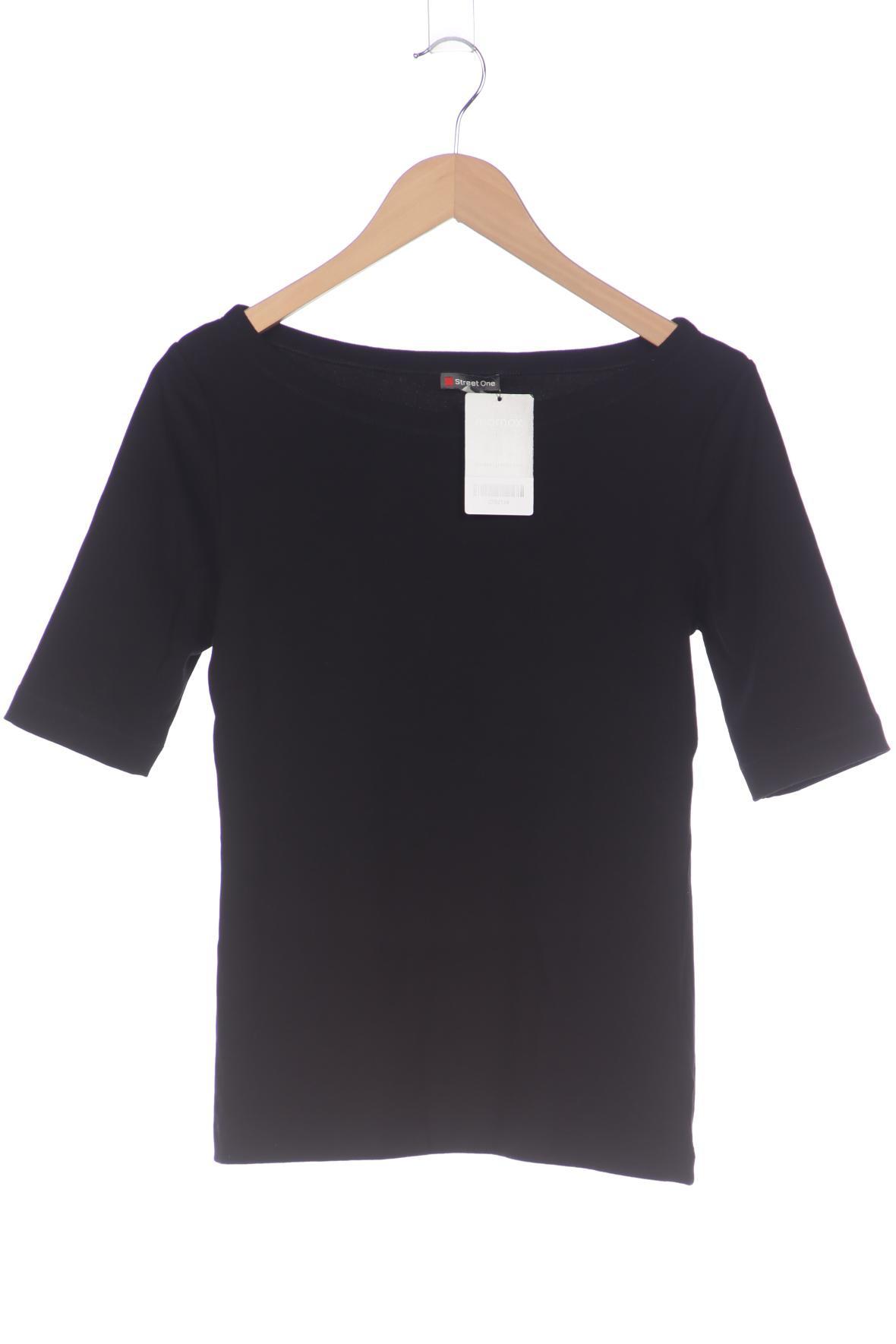 

Street One Damen T-Shirt, schwarz, Gr. 40