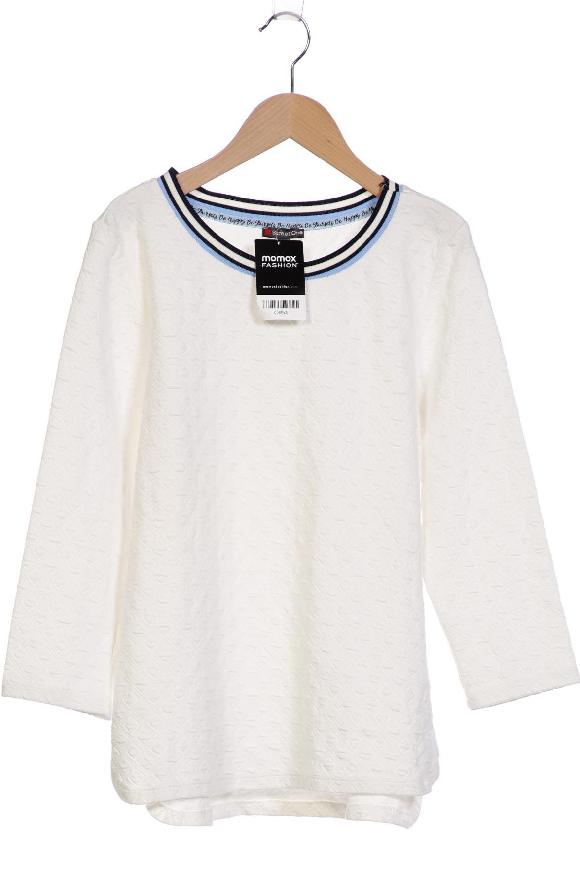

Street One Damen Langarmshirt, weiß, Gr. 38