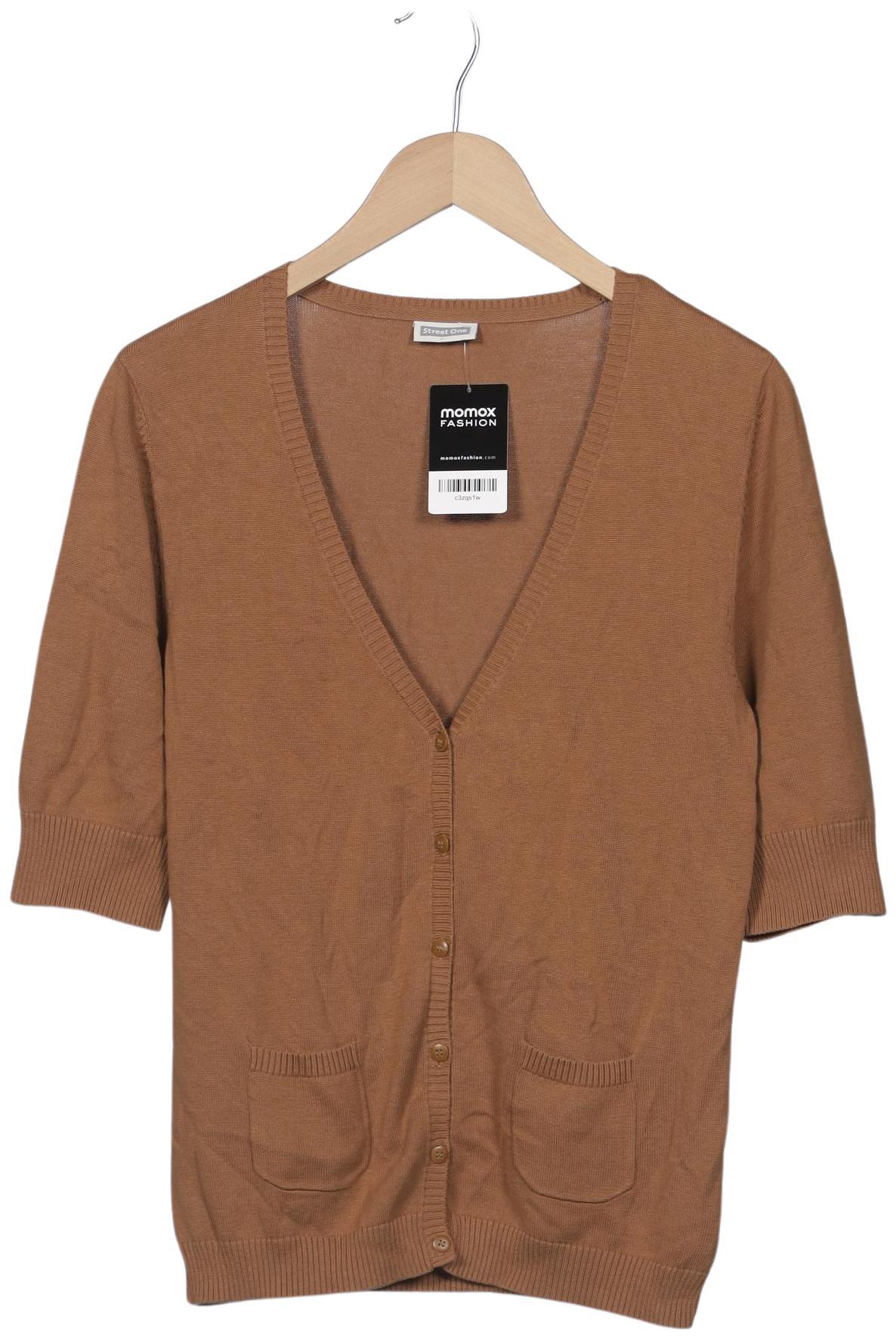 

Street One Damen Strickjacke, braun, Gr. 42