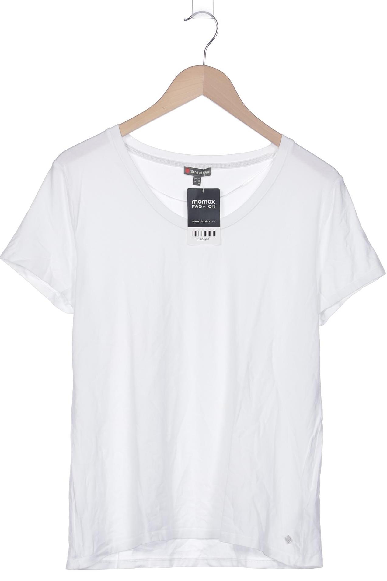 

Street One Damen T-Shirt, weiß, Gr. 44