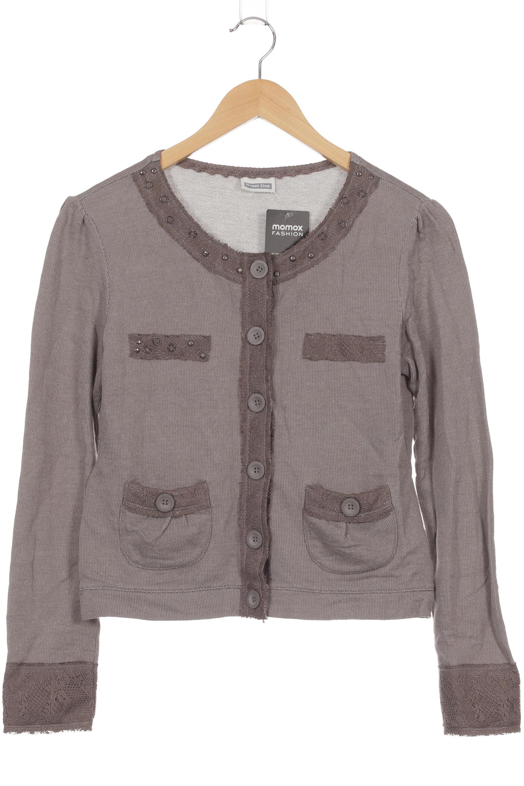 

Street One Damen Strickjacke, braun, Gr. 38