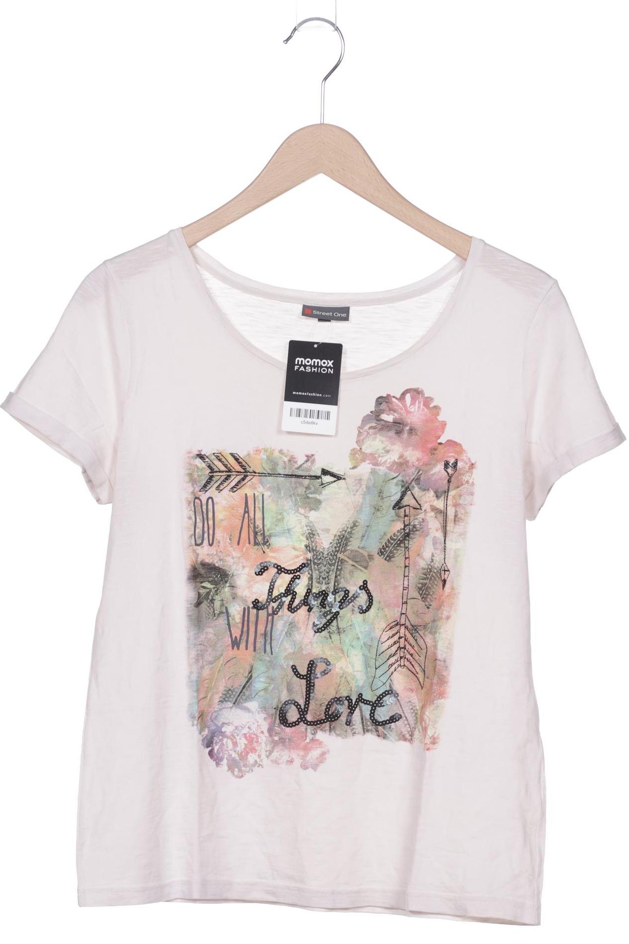 

Street One Damen T-Shirt, beige, Gr. 38