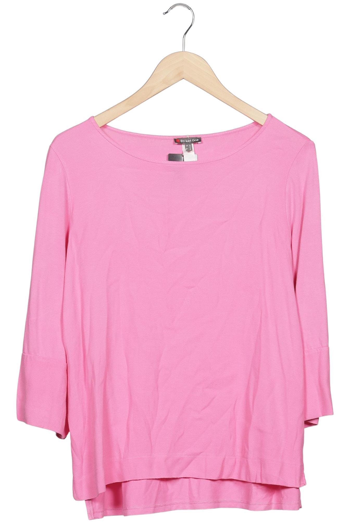 

Street One Damen Langarmshirt, pink, Gr. 38