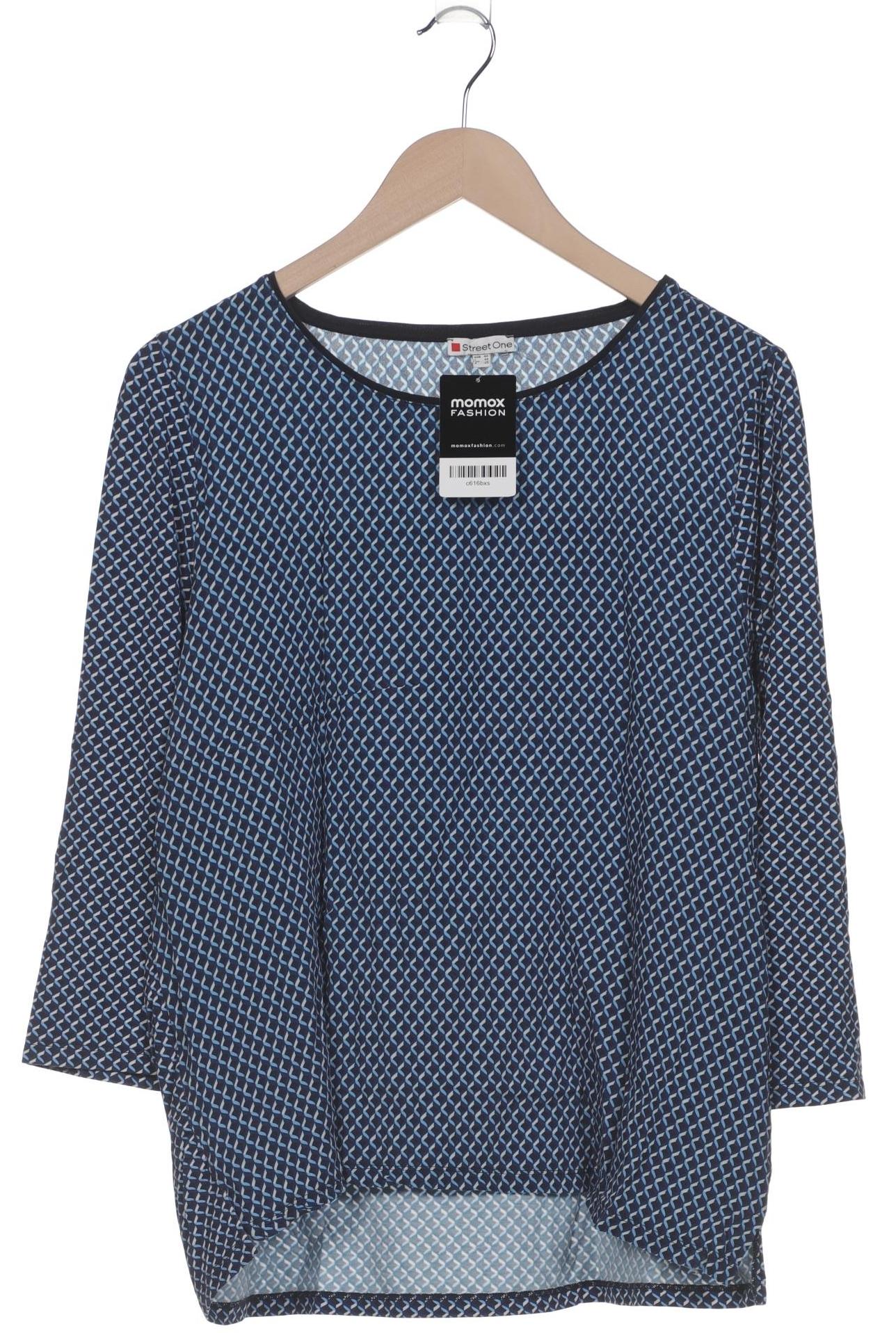 

Street One Damen Langarmshirt, blau, Gr. 42